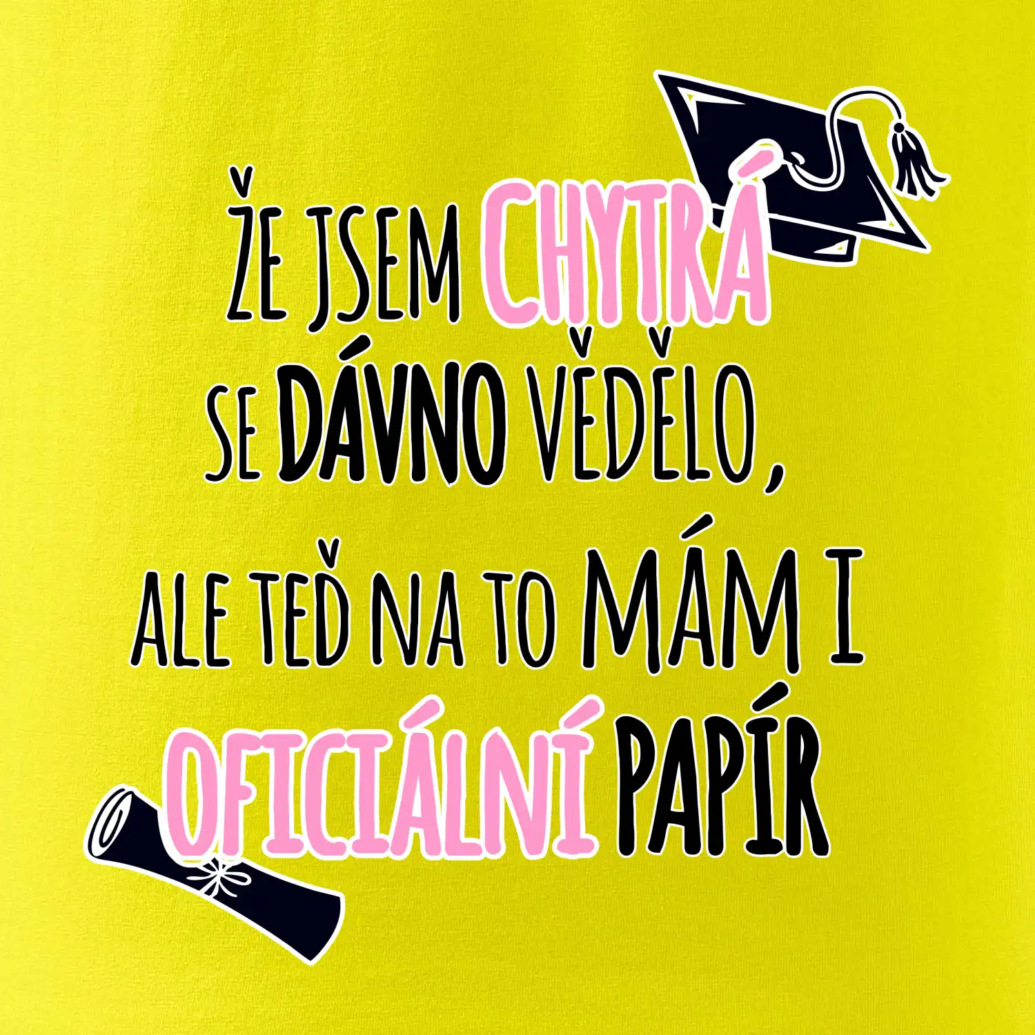 Že jsem chytrá se dávno vědělo