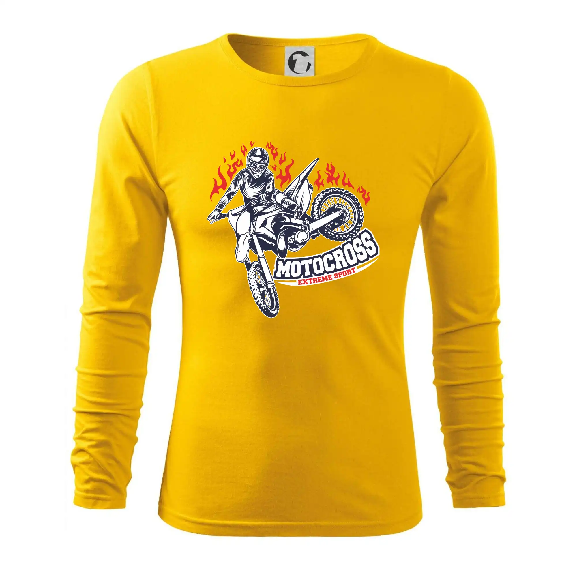 Motocross extreme sport fire