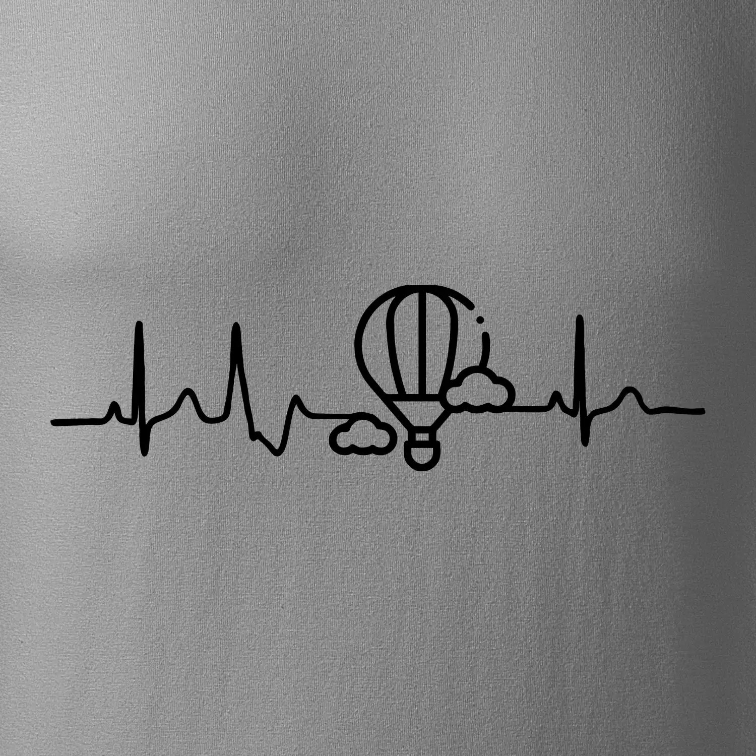 EKG létání balonem