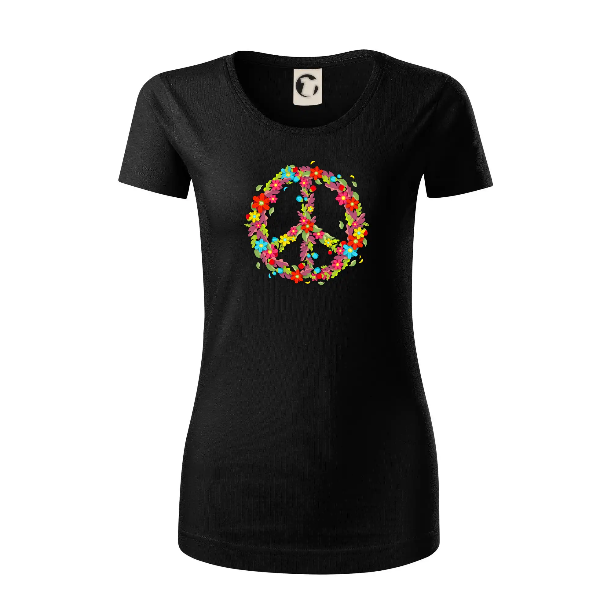 Peace symbol červené květiny