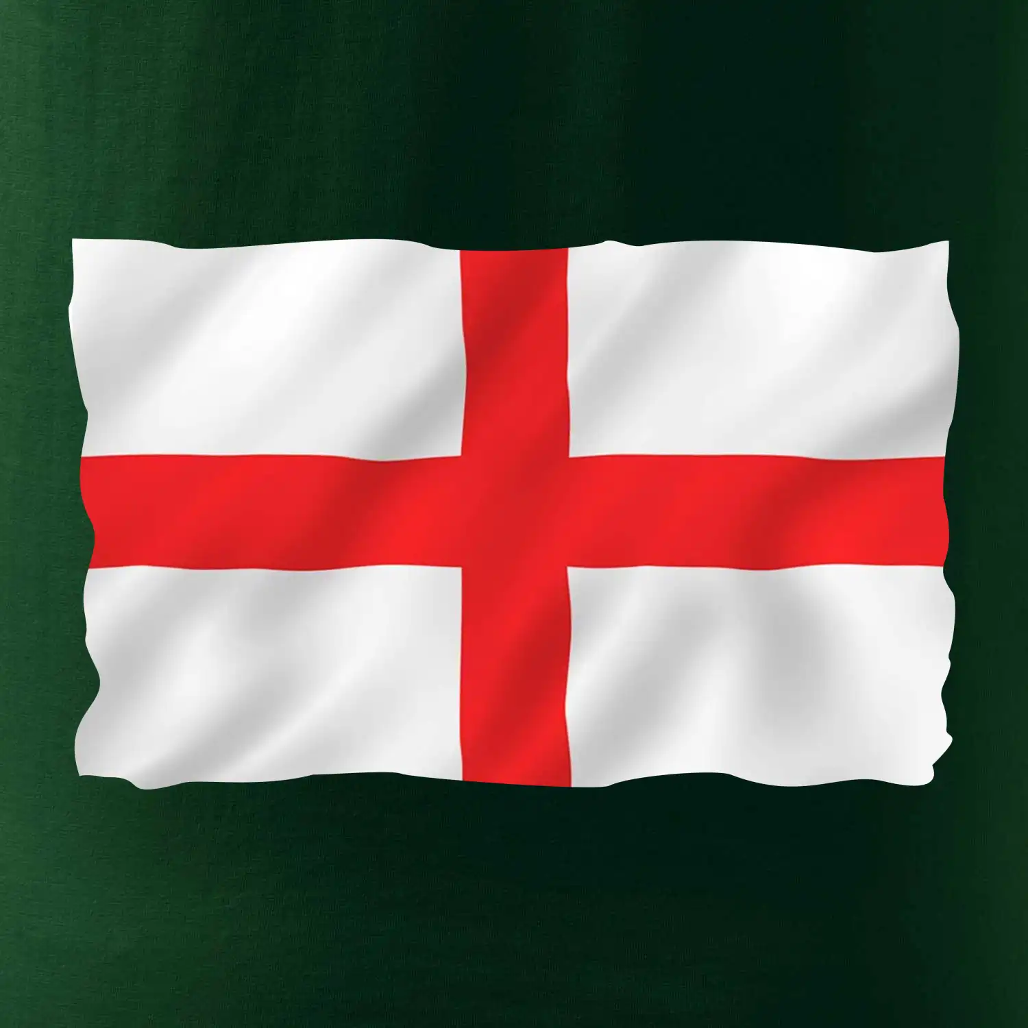 Anglická vlajka vlající