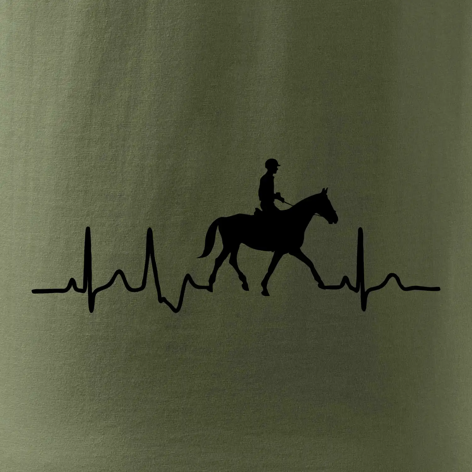 EKG jízda na koni