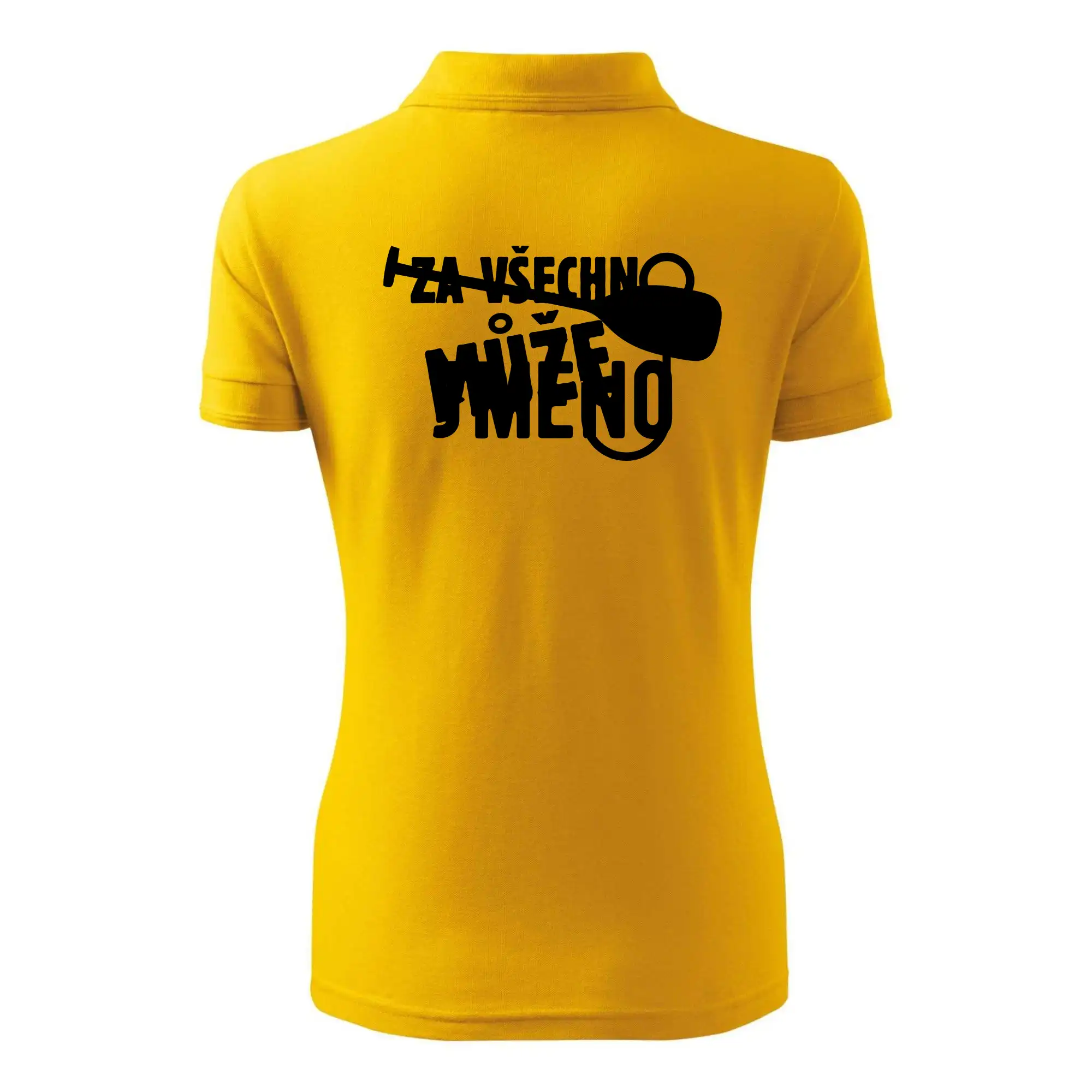 Za všechno může háček - vlastní jméno na zádech