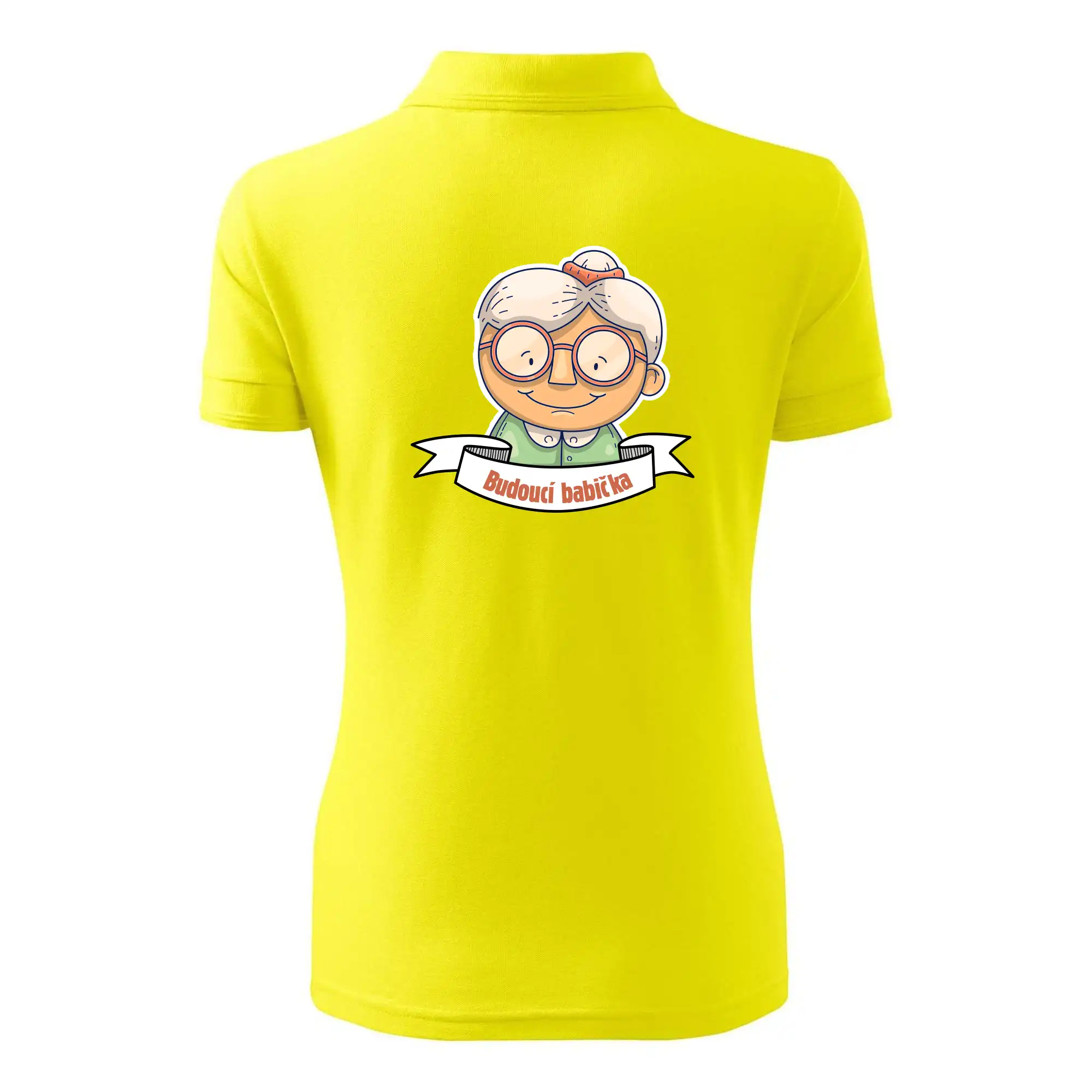 Budoucí babička kreslená