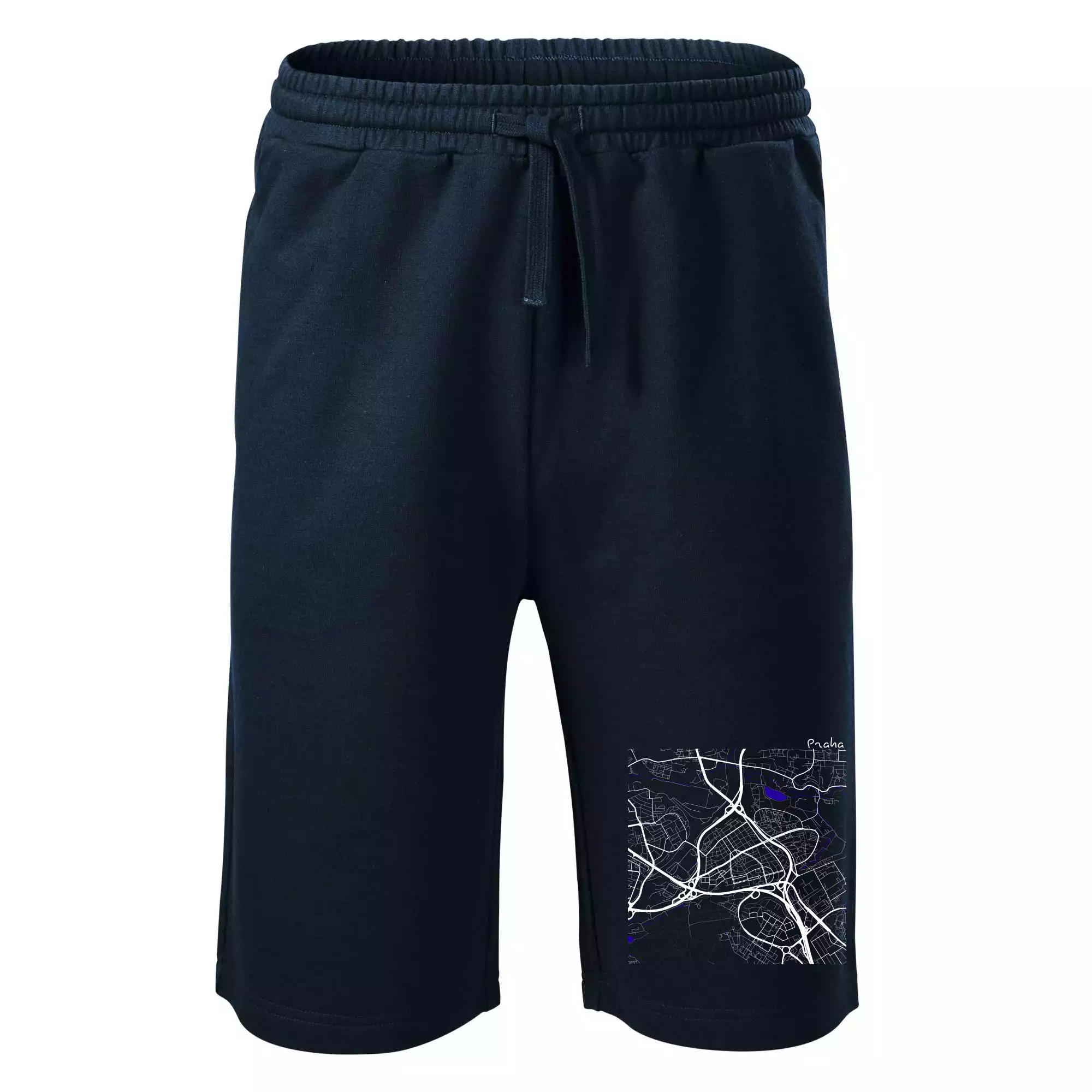 Praha - 14100 mapa s vodními toky