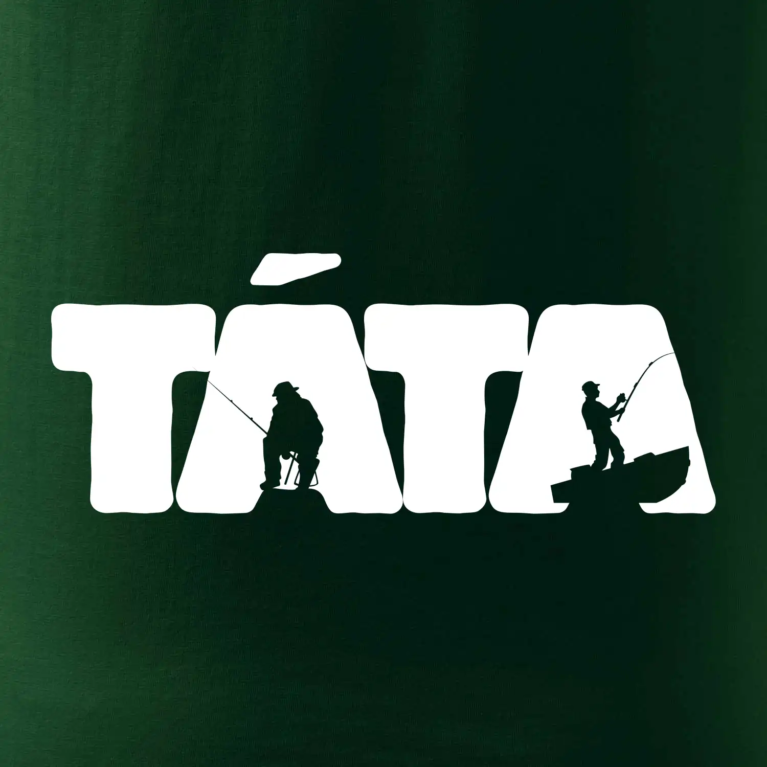 Táta nápis - rybář