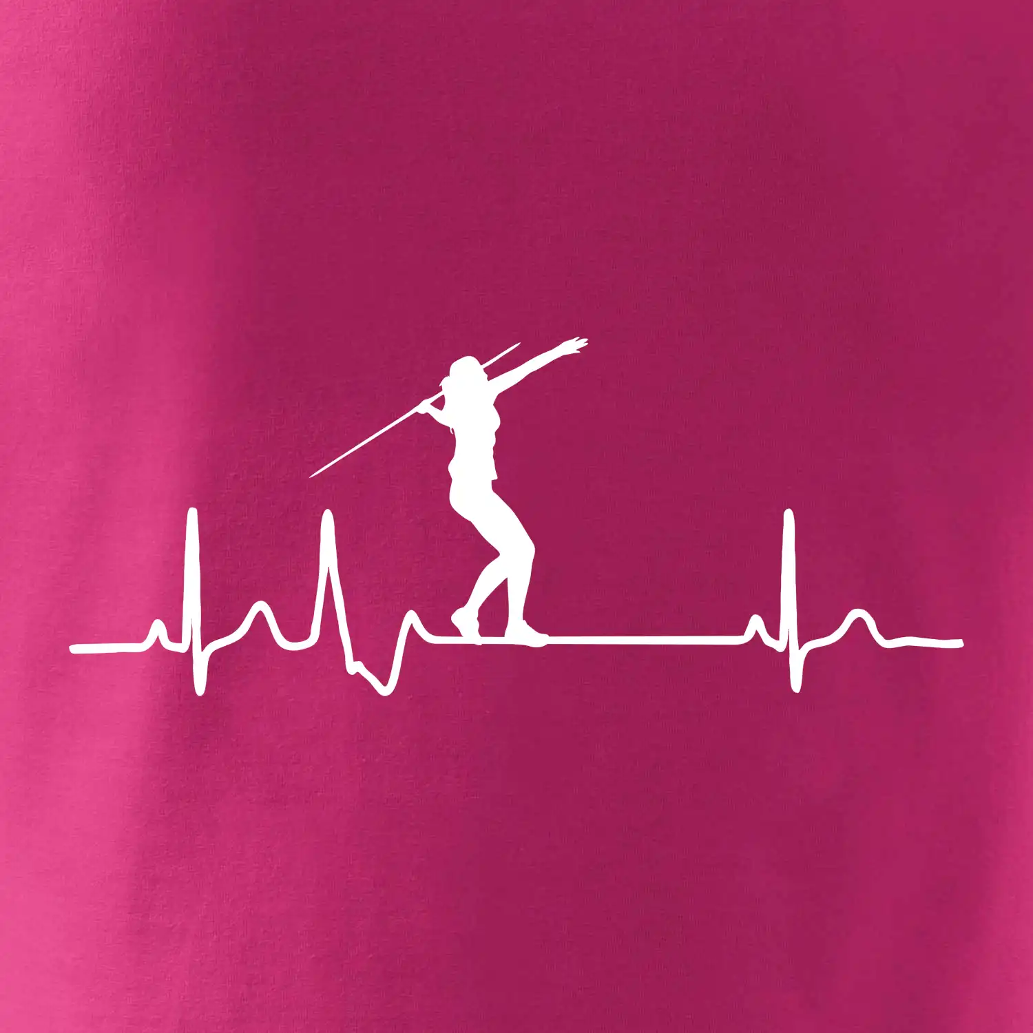 EKG hod oštěpem žena