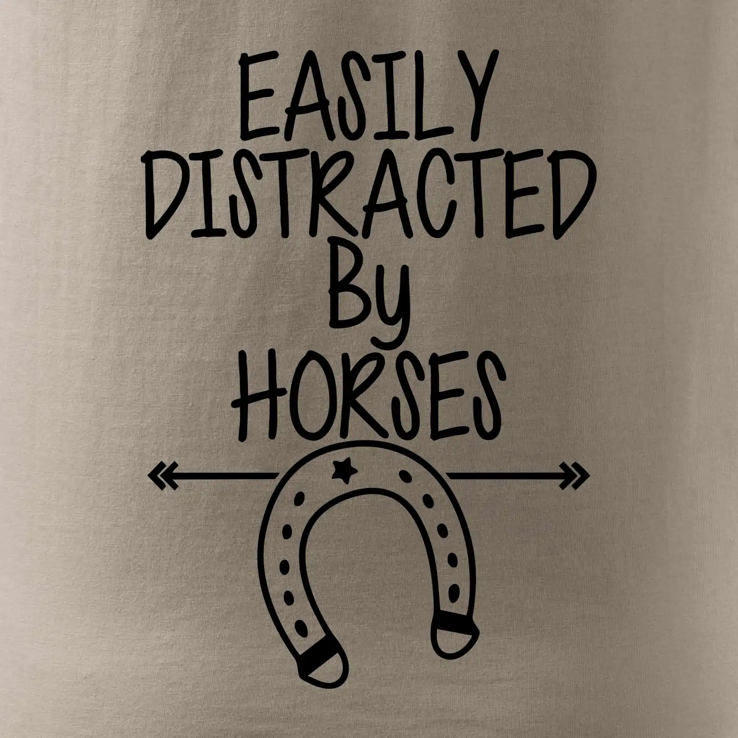 Easily Distracted by Horse
