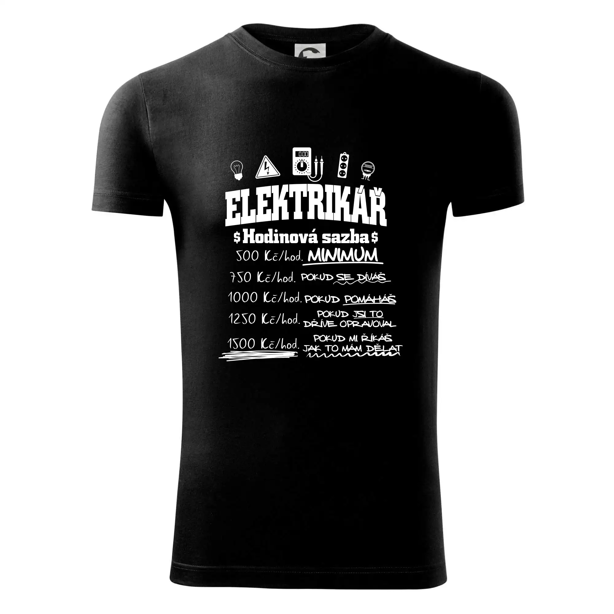 Elektrikář hodinová sazba