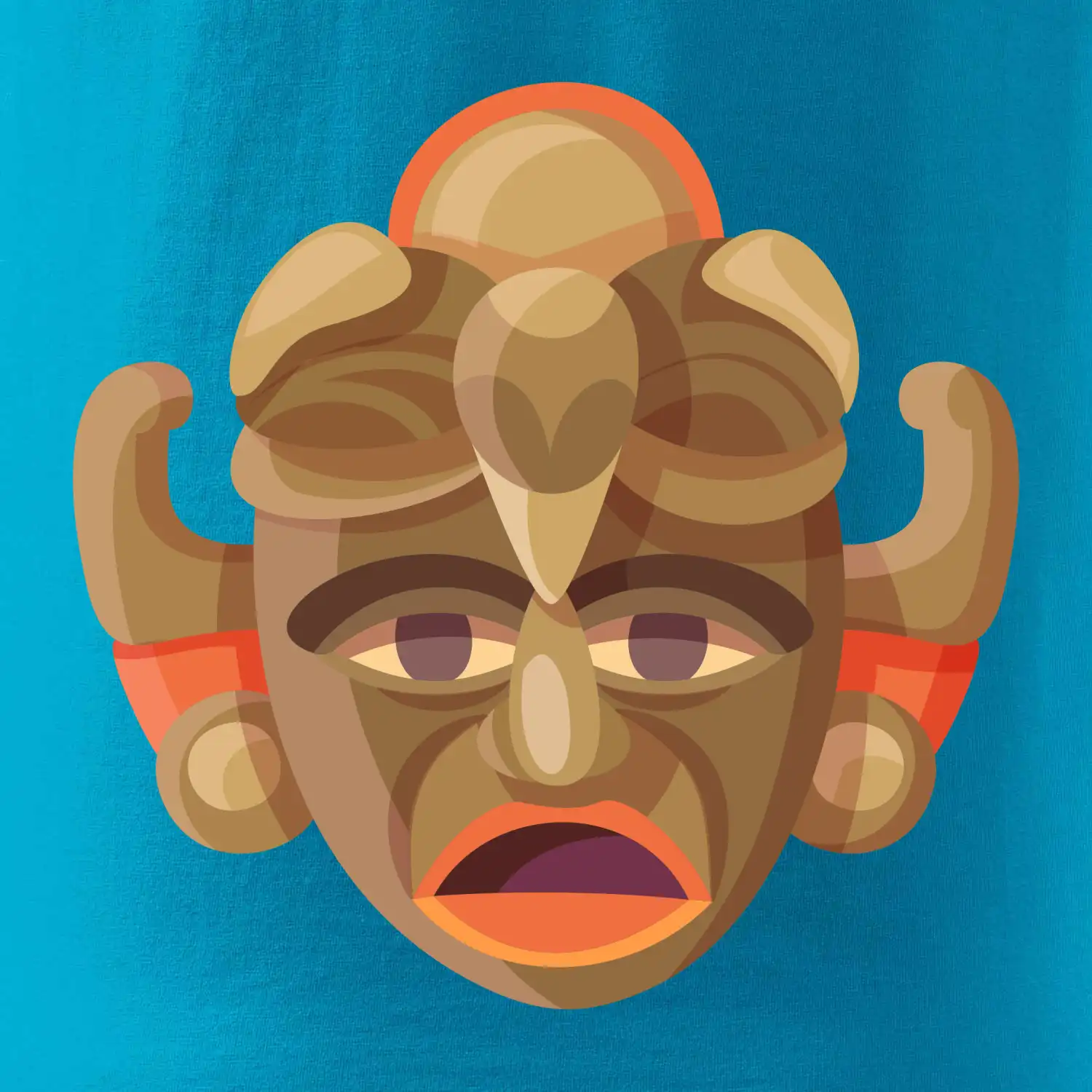 Mayové maska černoch