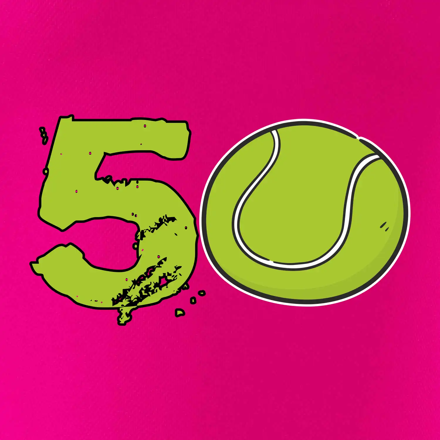 Tenis kulaté narozeniny 50