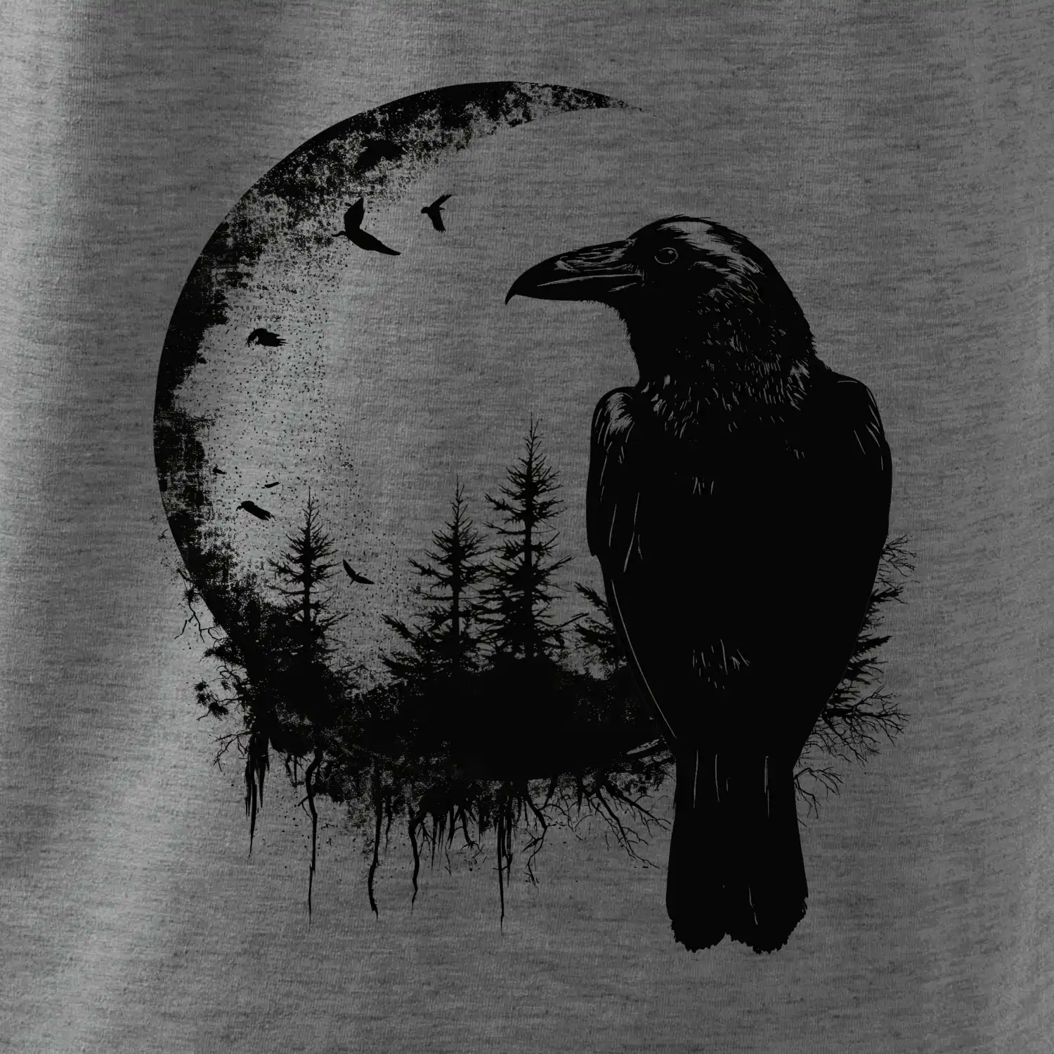 Vrána a měsíc