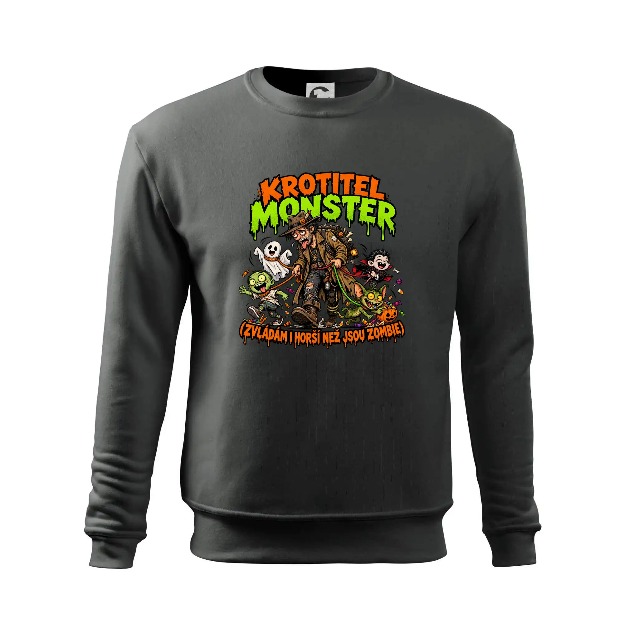 Unavený krotitel monster venčí malé příšerky
