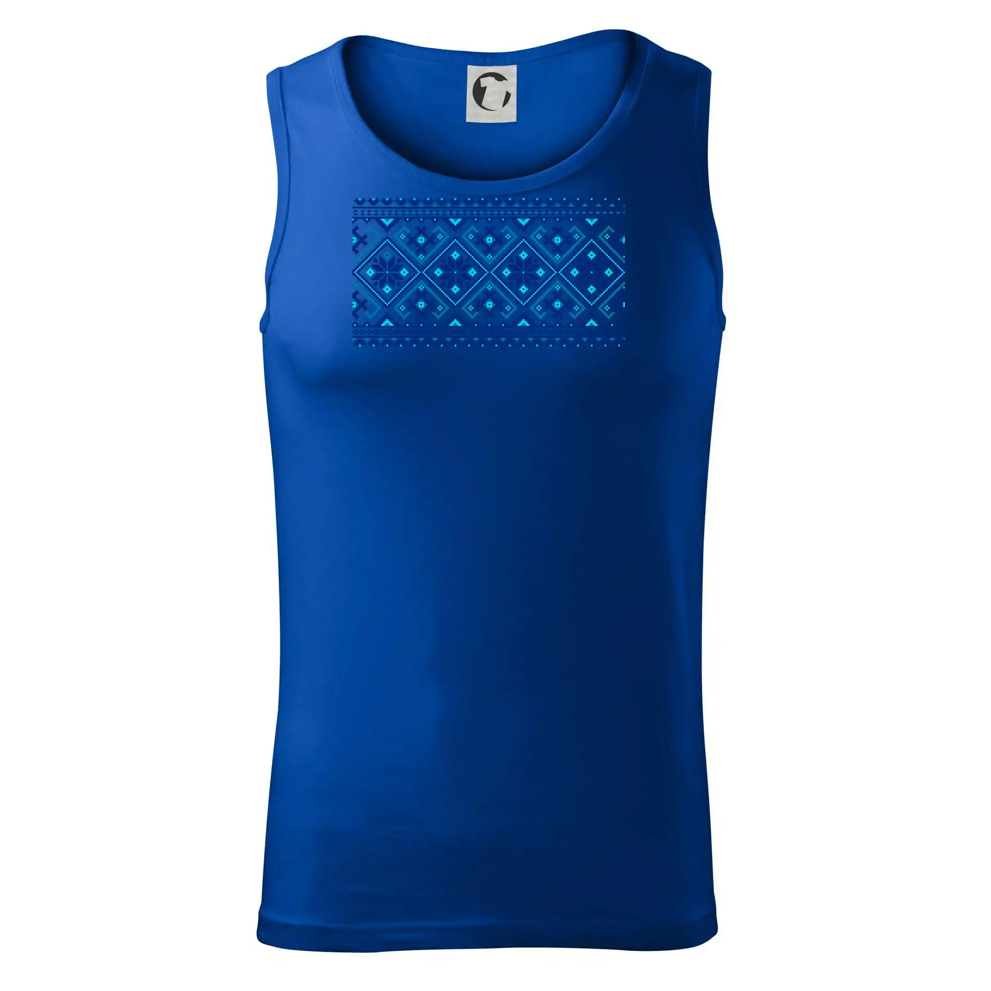 Ukrajinský vzor - modrý