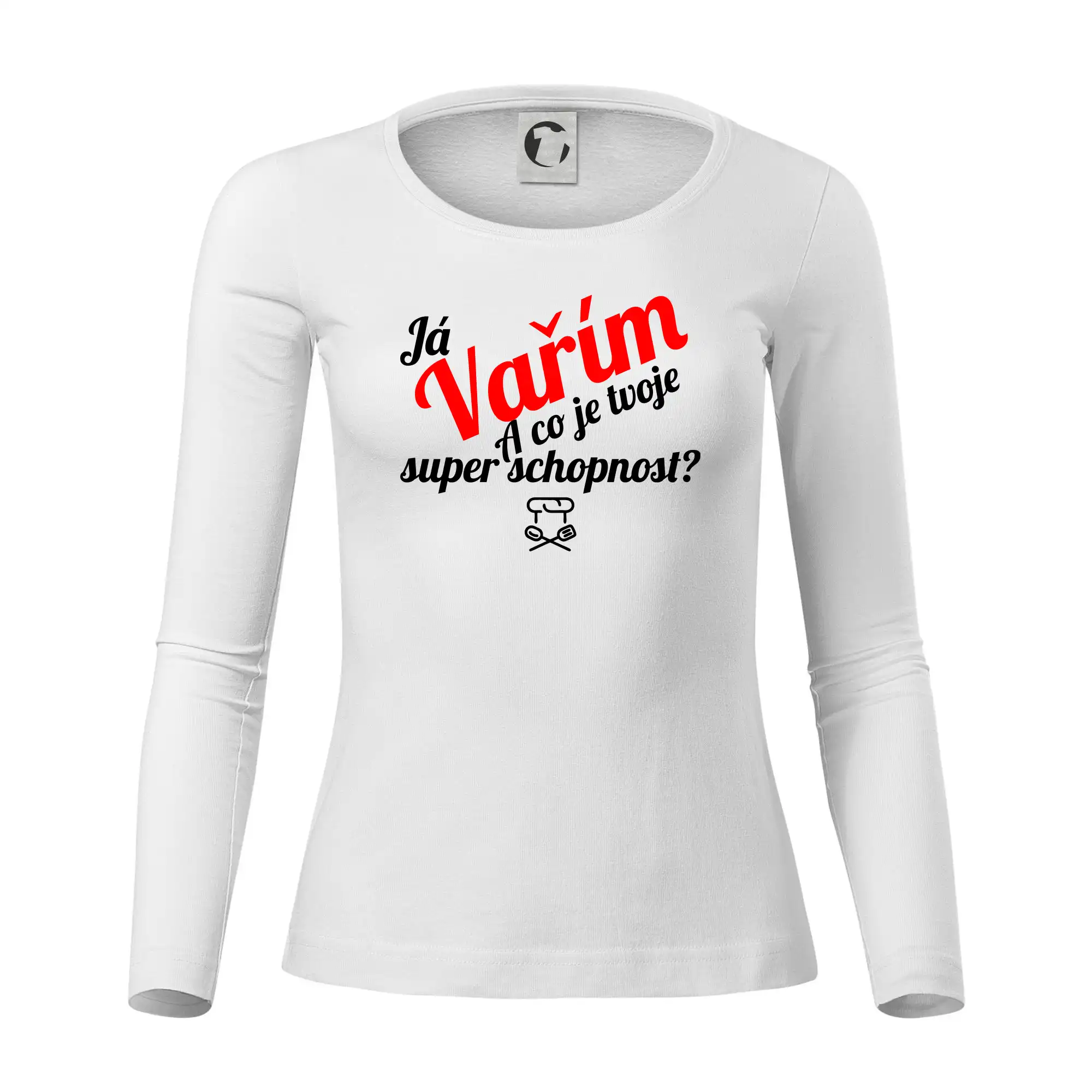 Já vařím - tvoje superschopnost? šikmý nápis