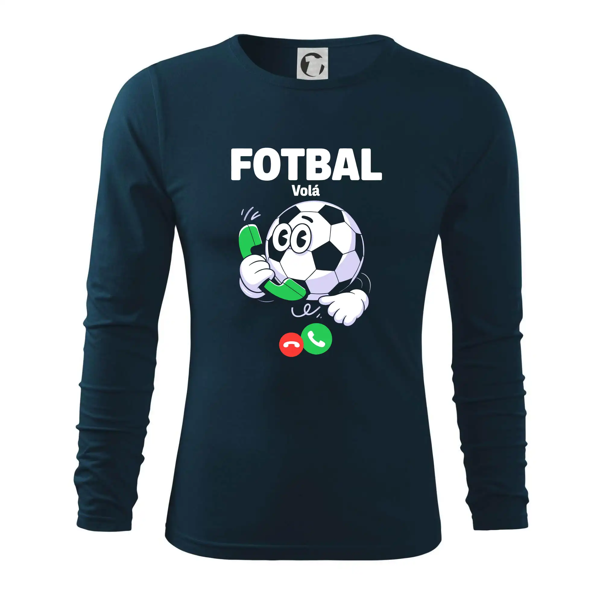 Karikatura fotbal volá