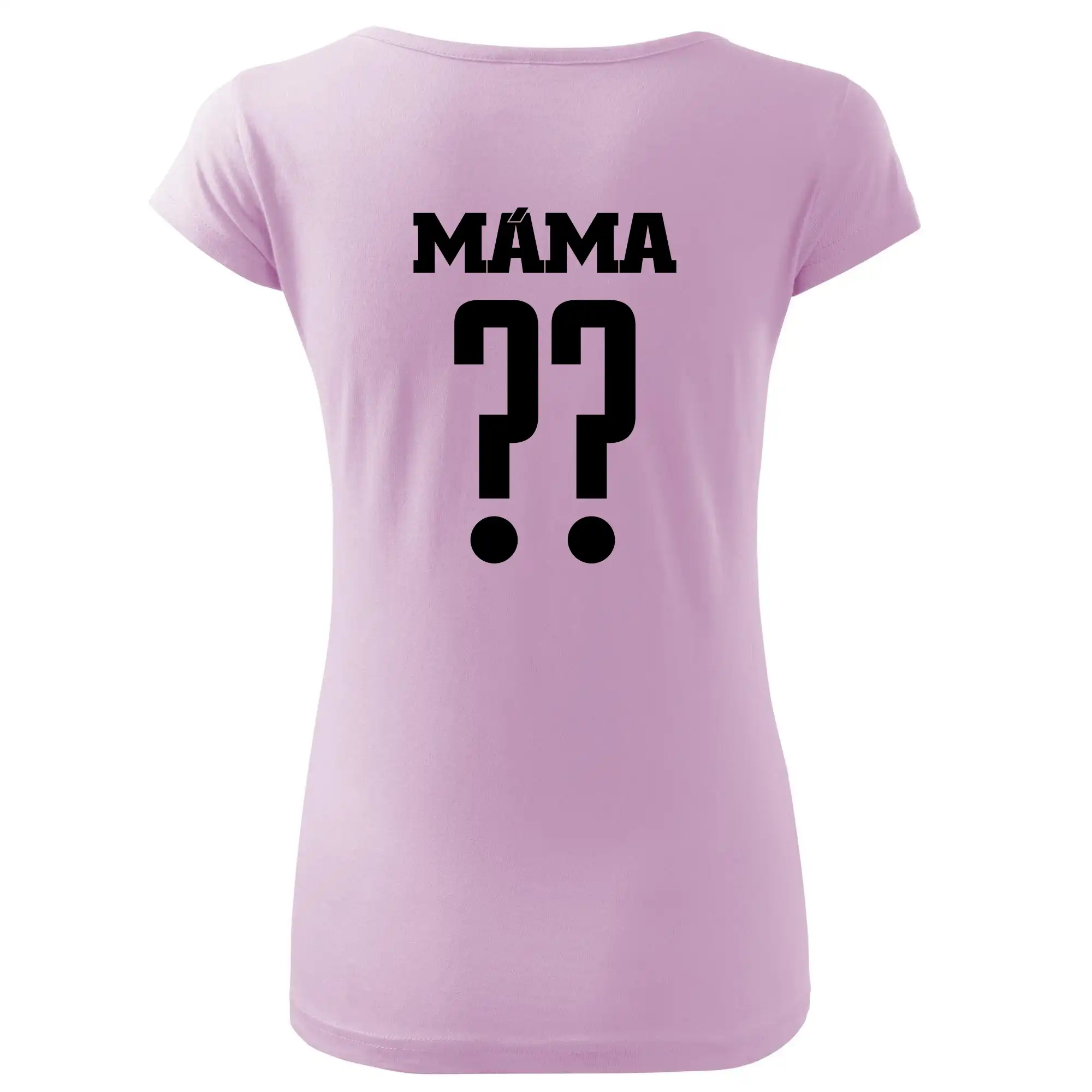 Máma - dres se jménem a číslem