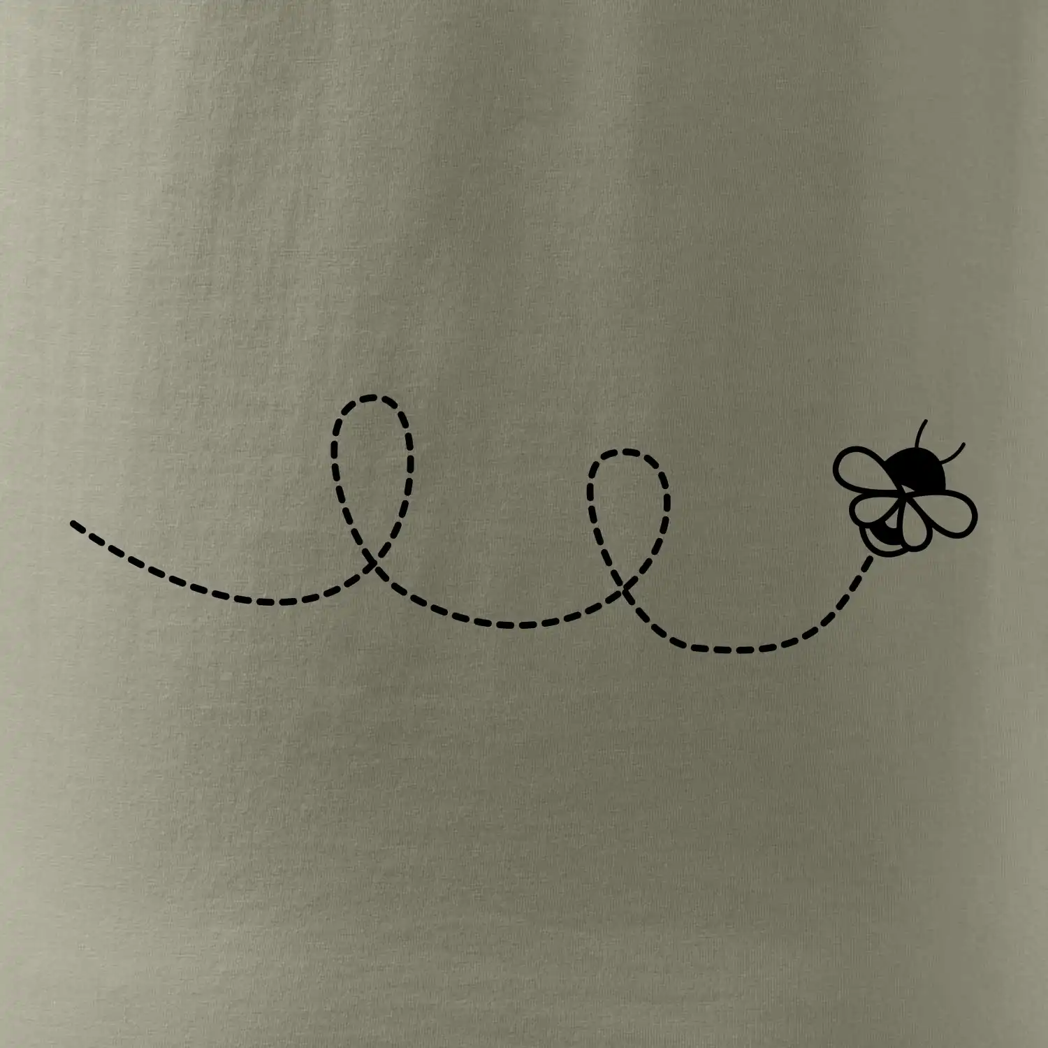 Dráha letu včely - smyčka