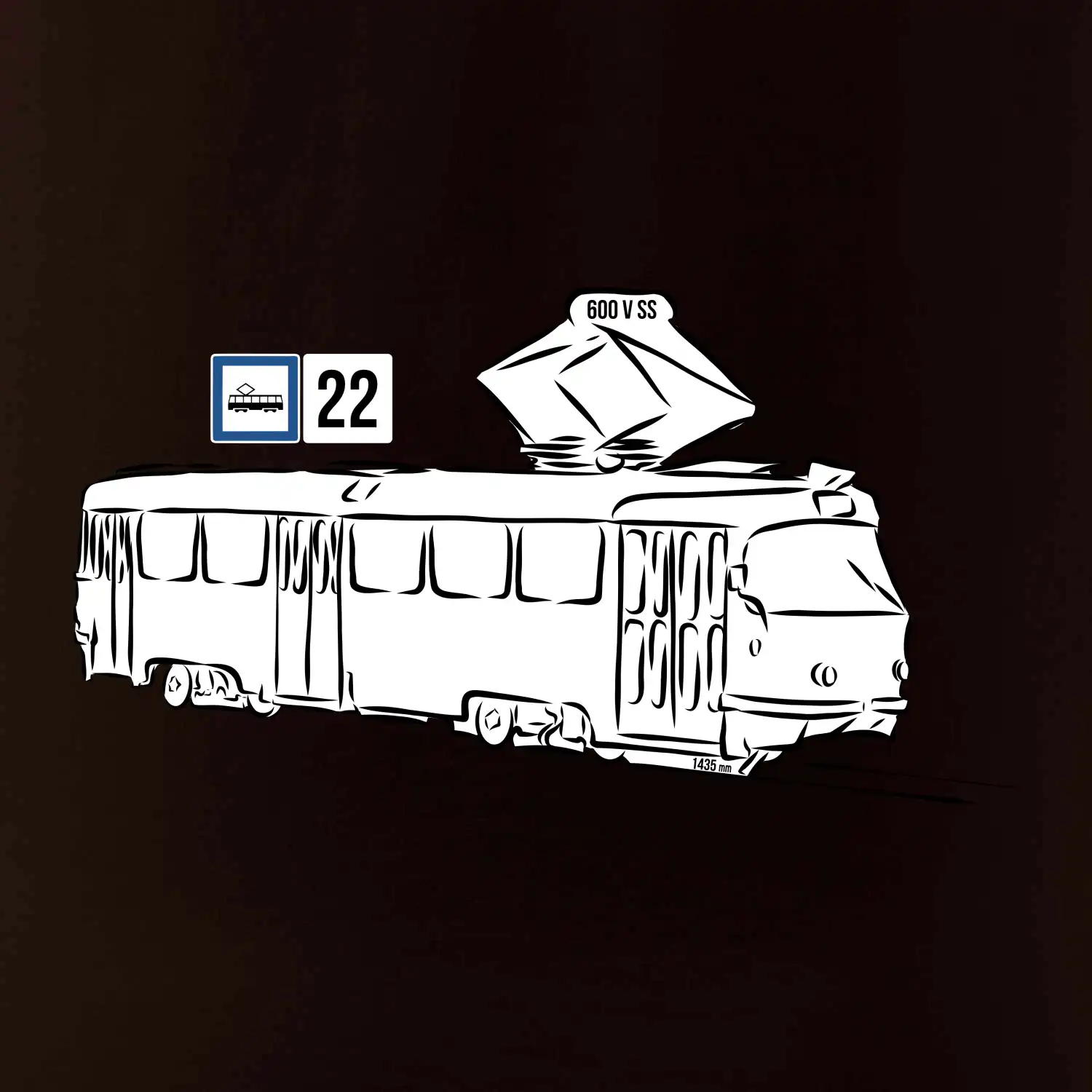 Tramvaj číslo 22