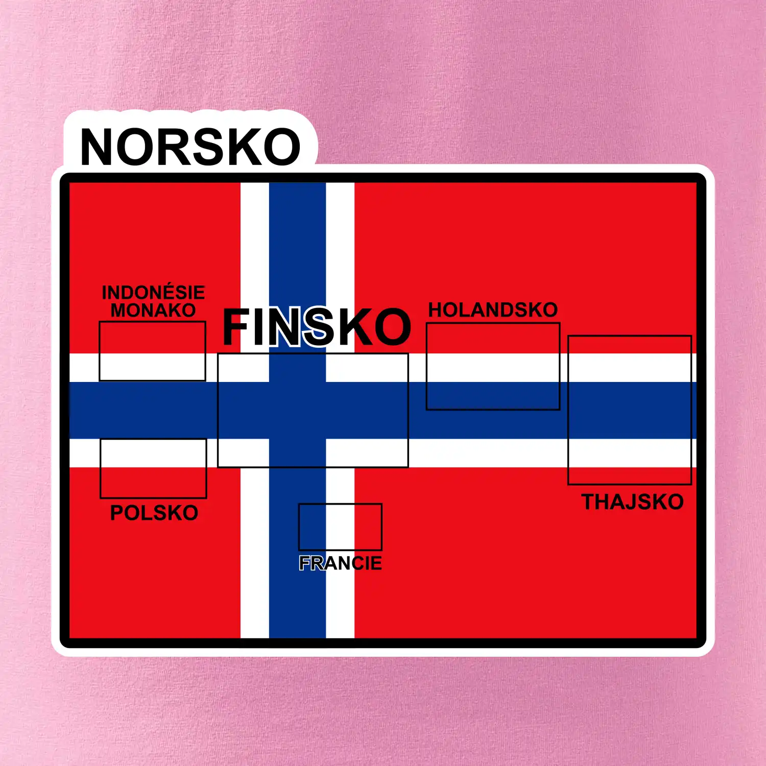 Norsko vlajka další státy