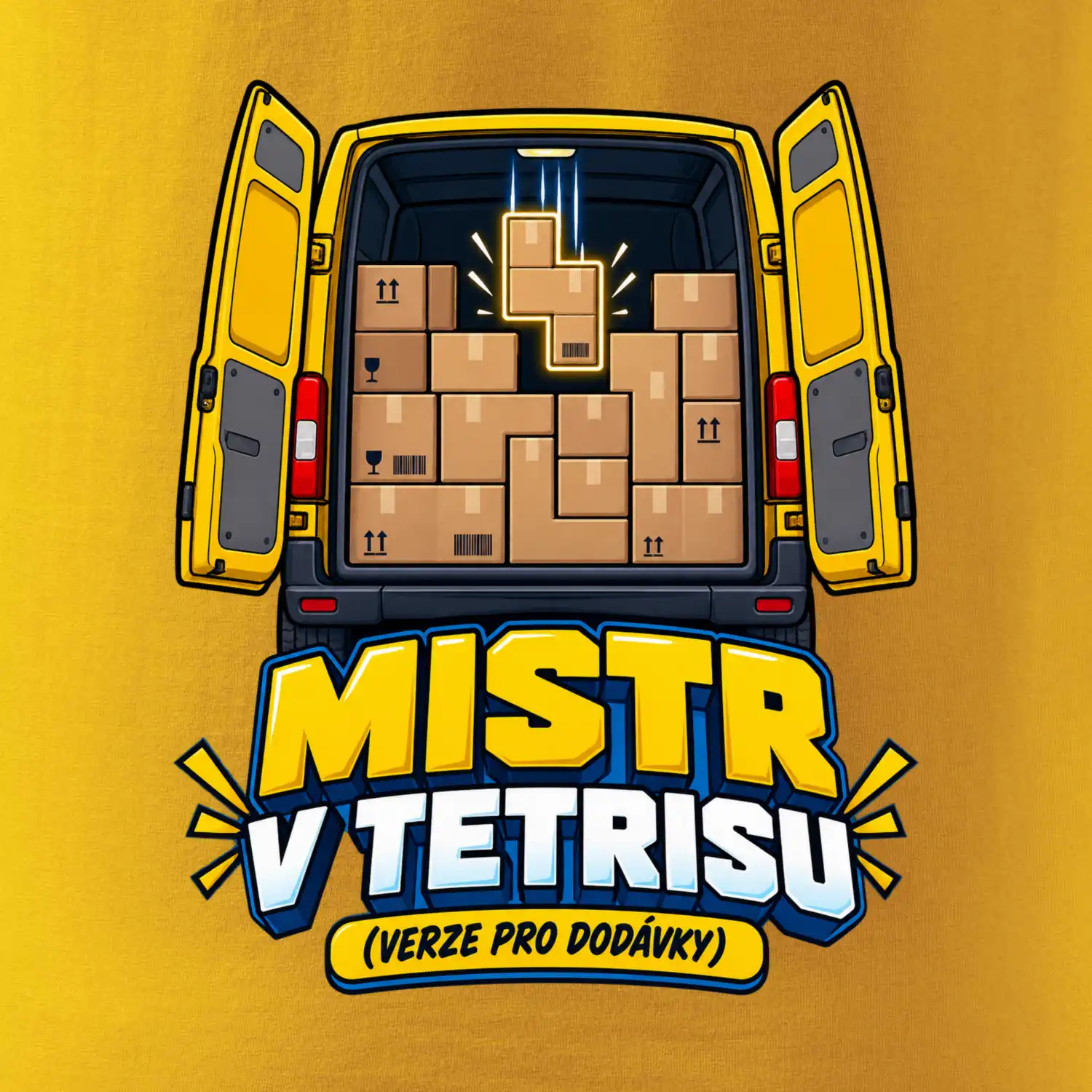 Mistr v tetrisu pro dodávky