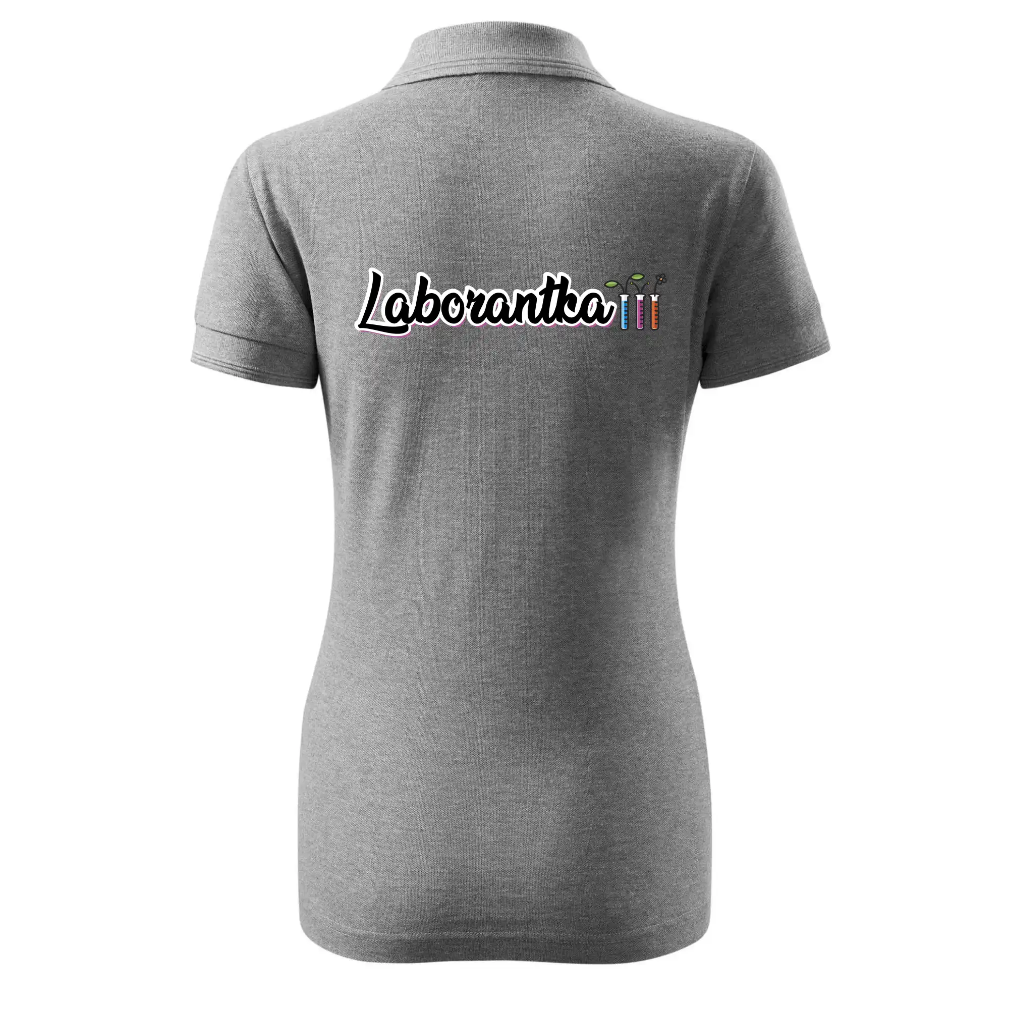 Laborantka a zkumavky