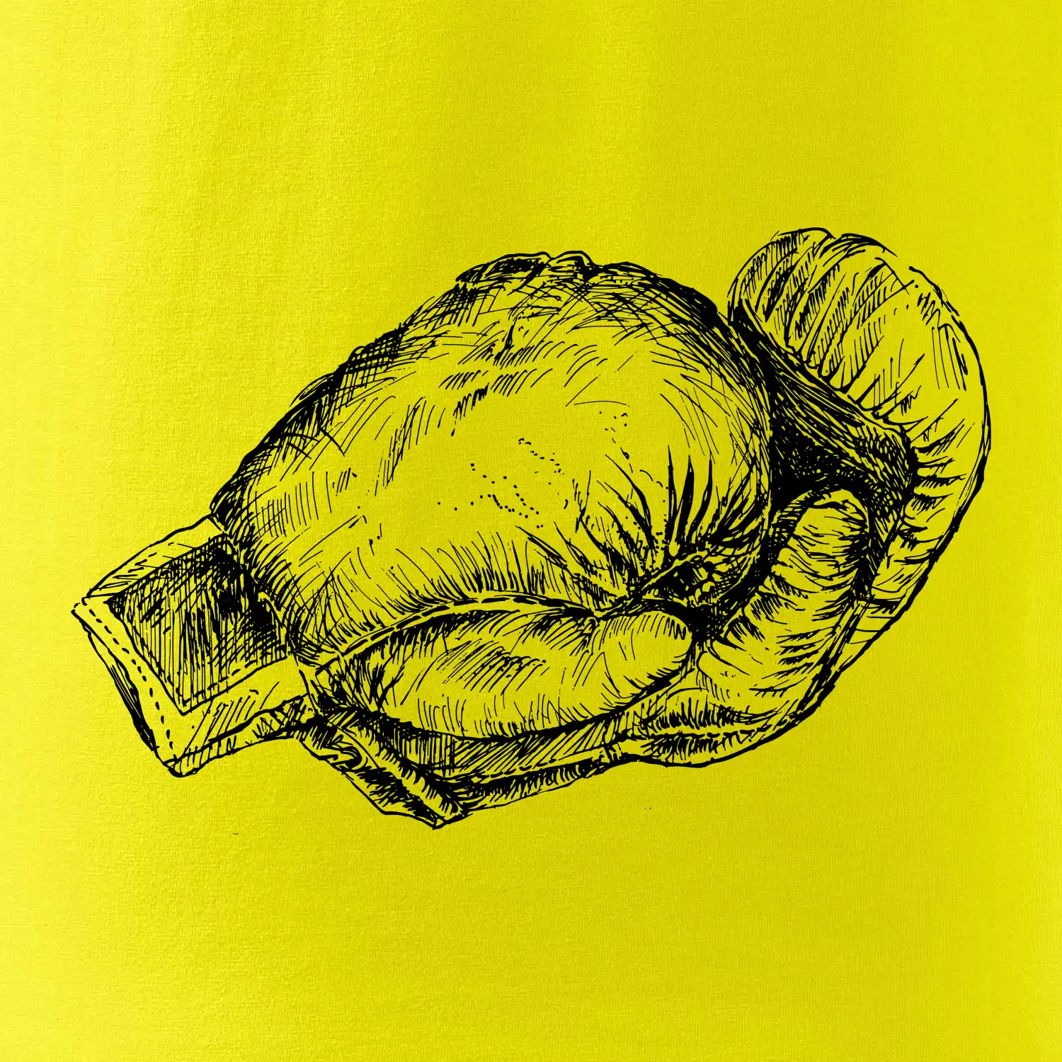 Rukavice kreslené na šířku