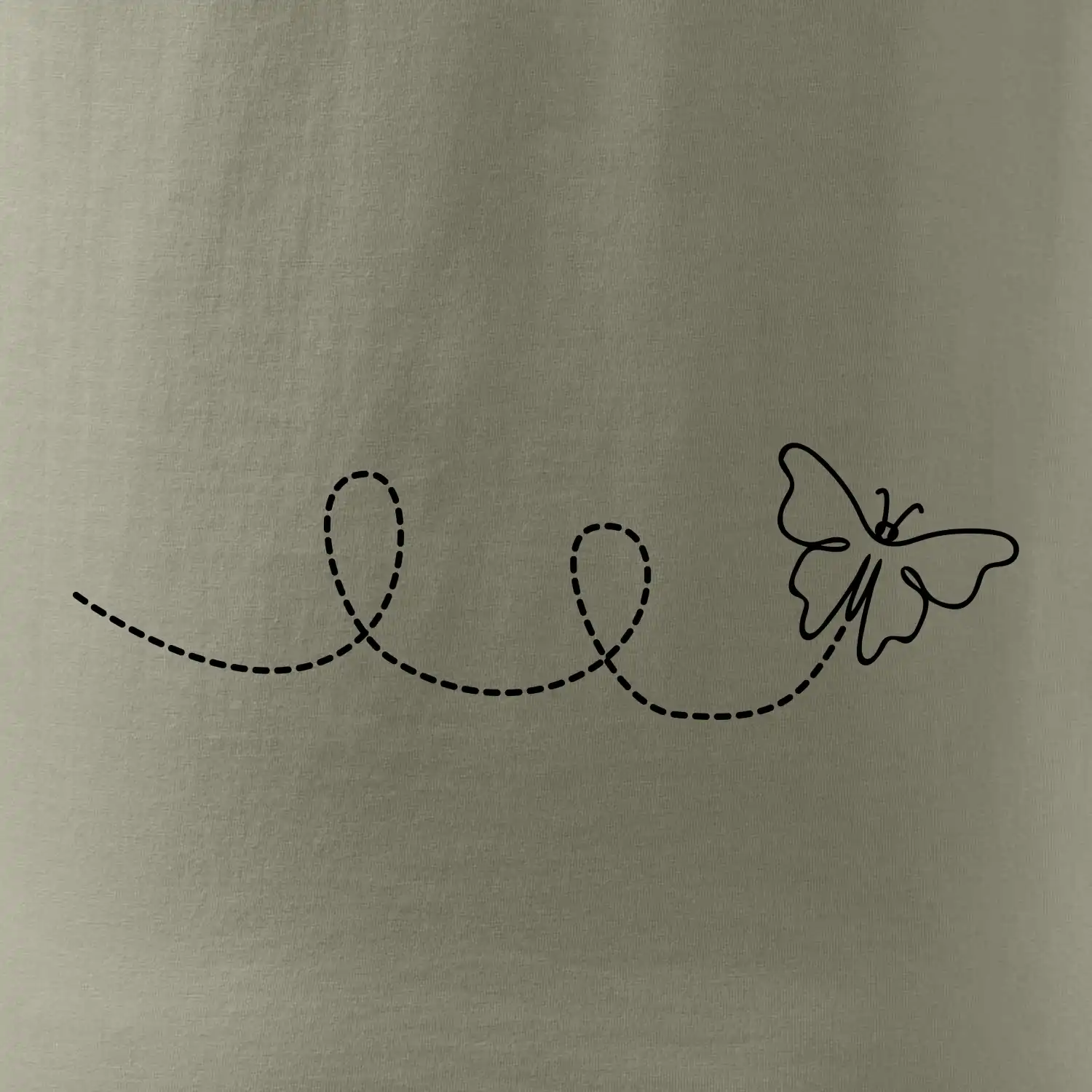 Dráha letu motýla - smyčka