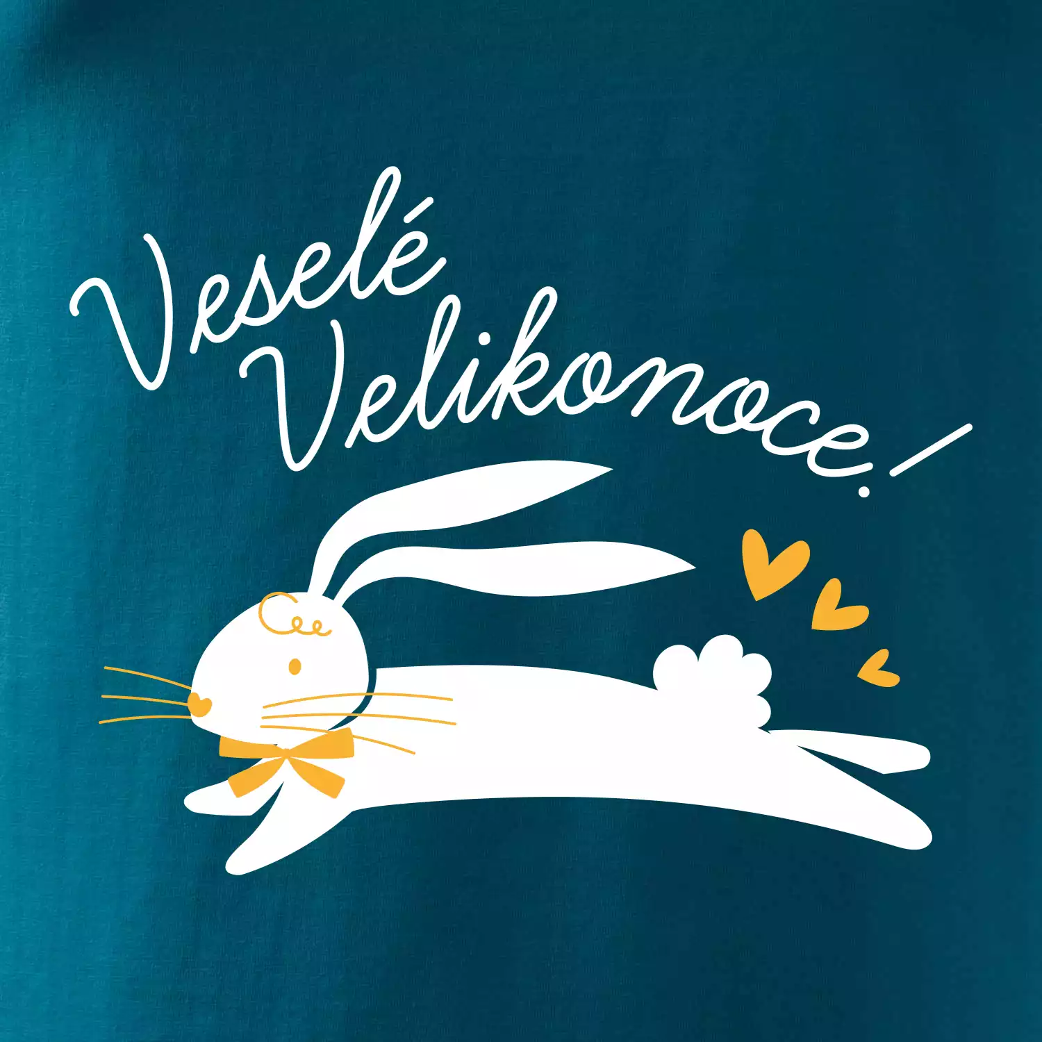 Veselé Velikonoce - bíle