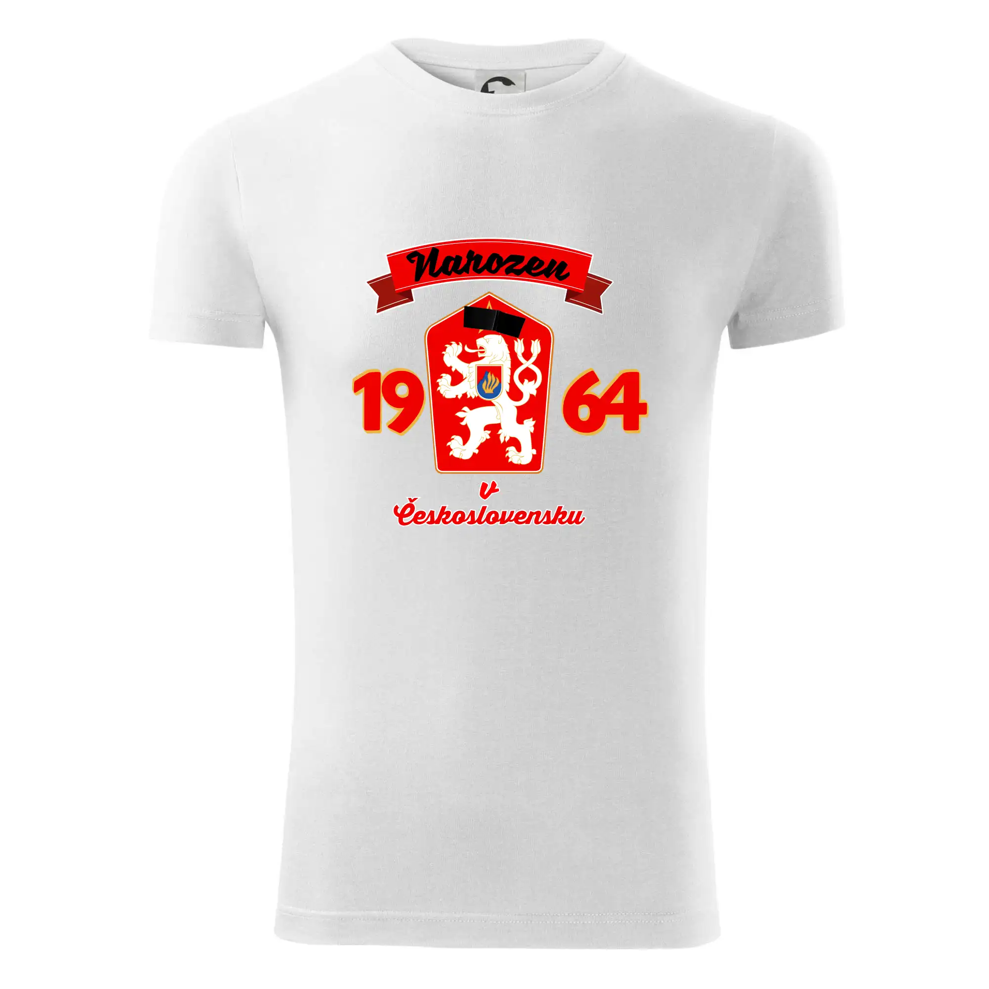 Narozen v Československu - Přelepený znak 1964