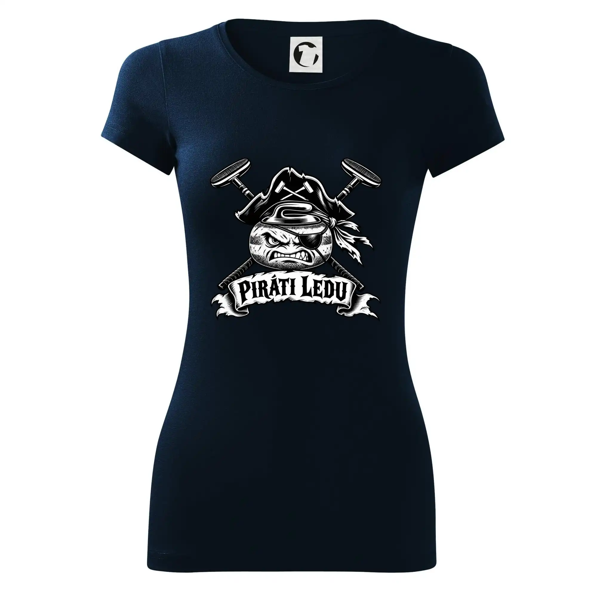 Piráti ledu -  curlingový Jolly Roger