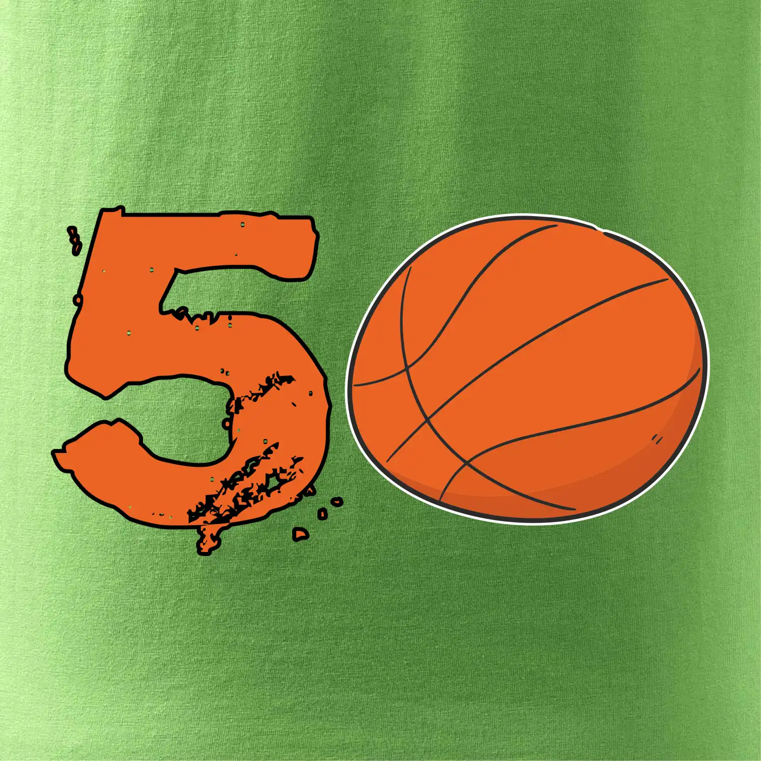 Basketball kulaté narozeniny 50