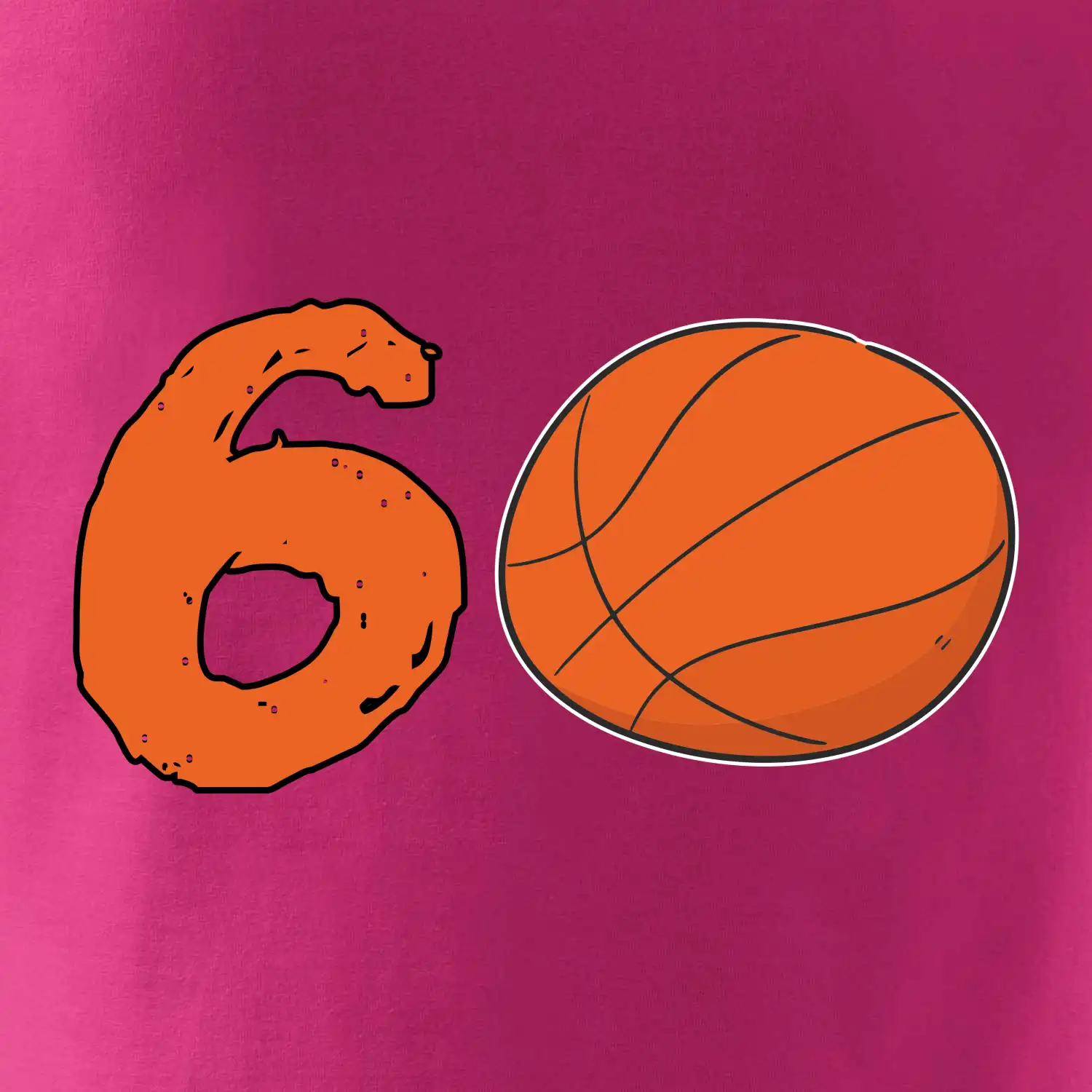 Basketball kulaté narozeniny 60