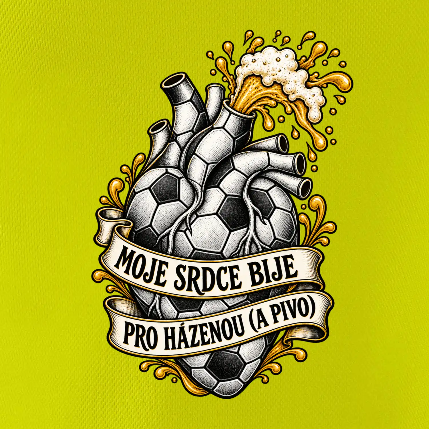 Moje srdce bije pro házenou a pivo