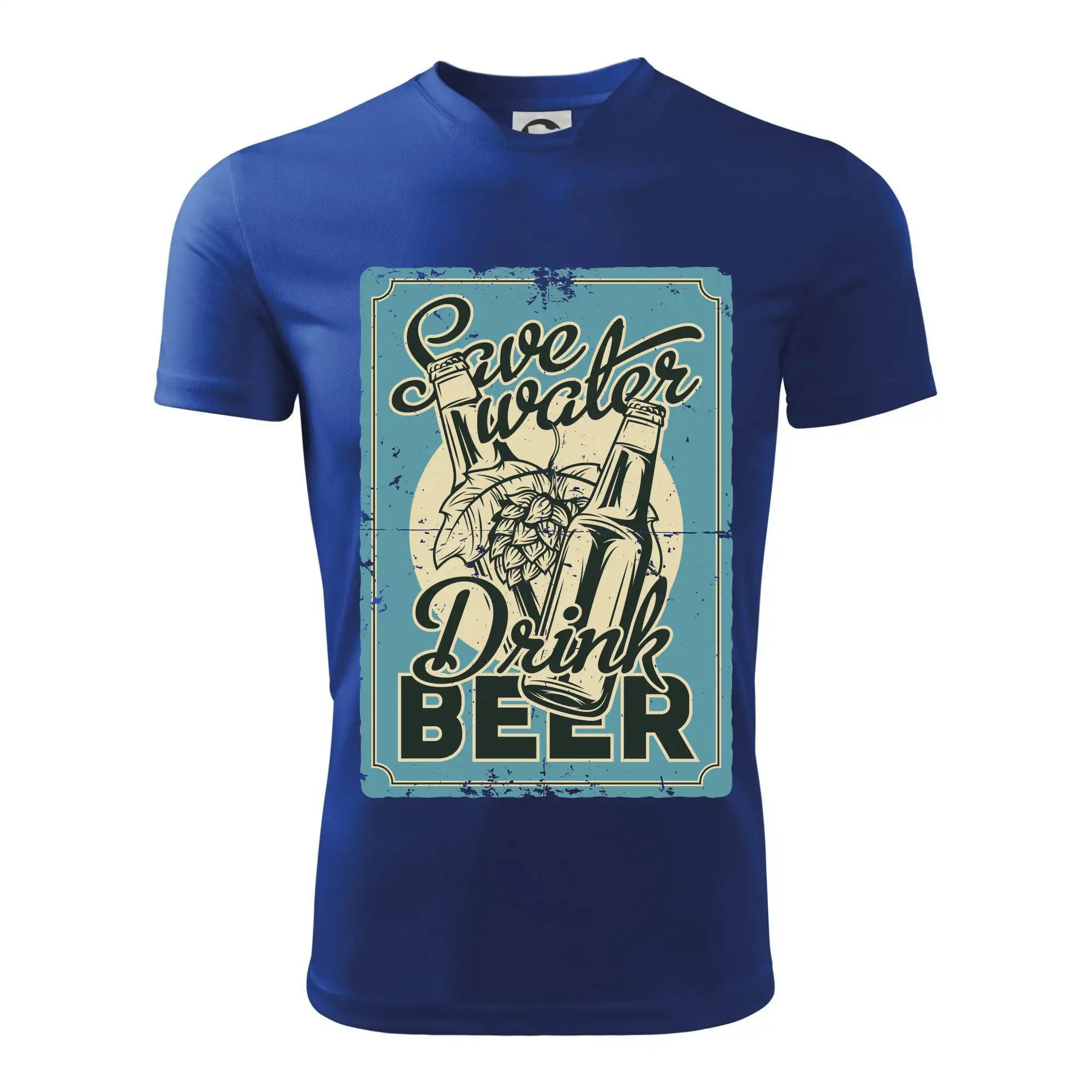 Save water drink beer poster