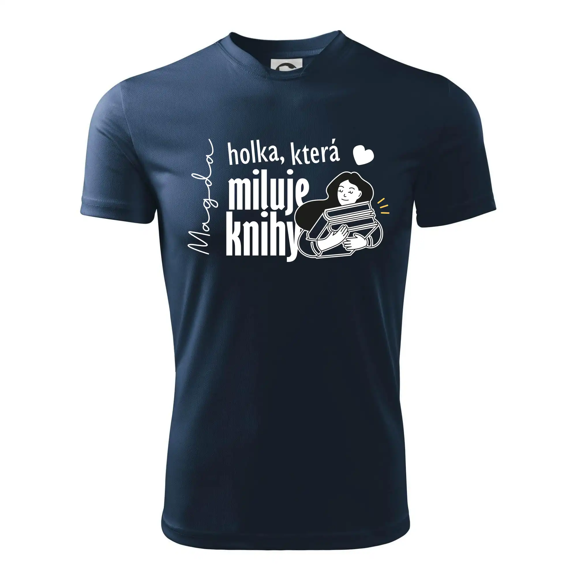 Černobílá holka, která miluje knihy - Vaše jméno