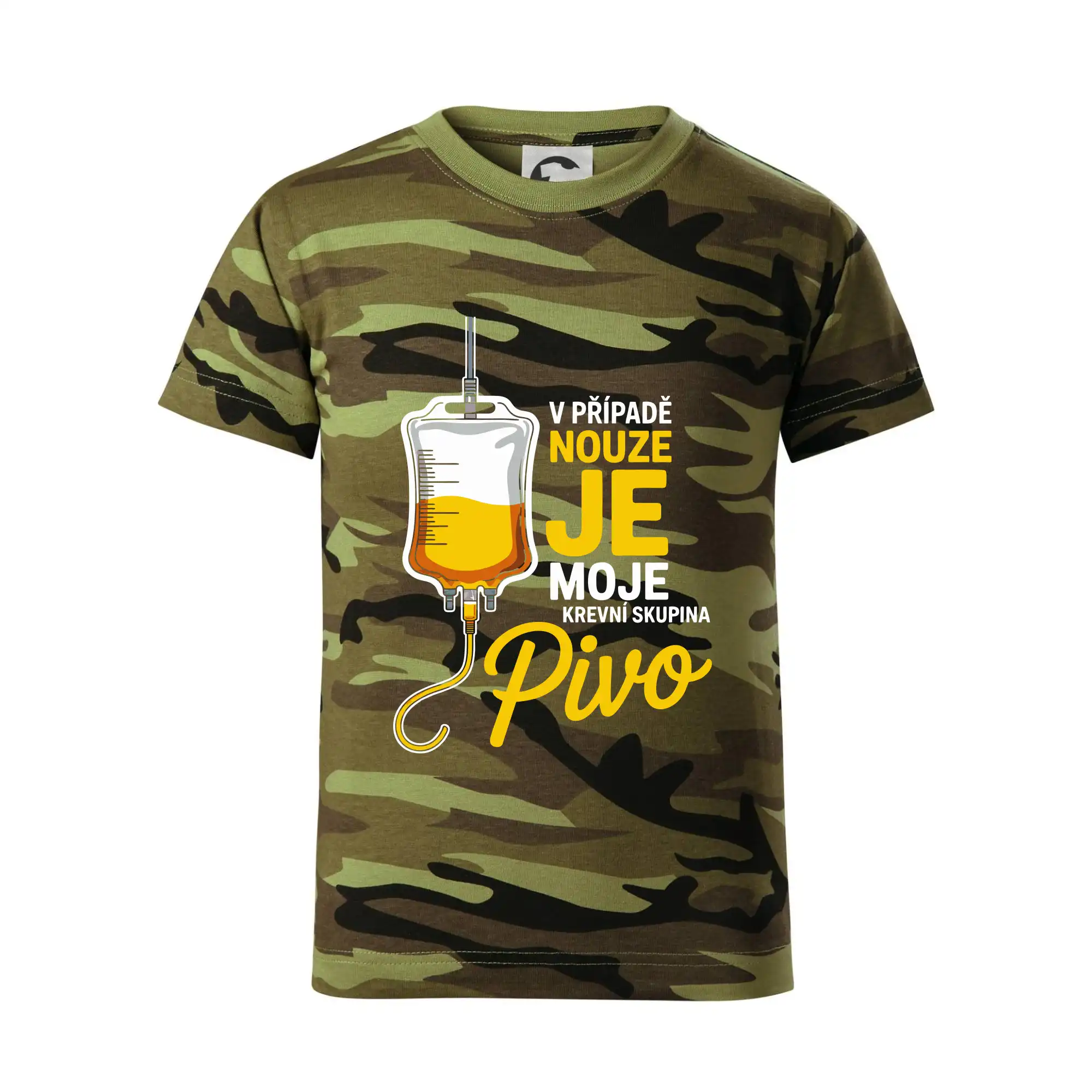 V případě nouze je moje krevní skupina pivo