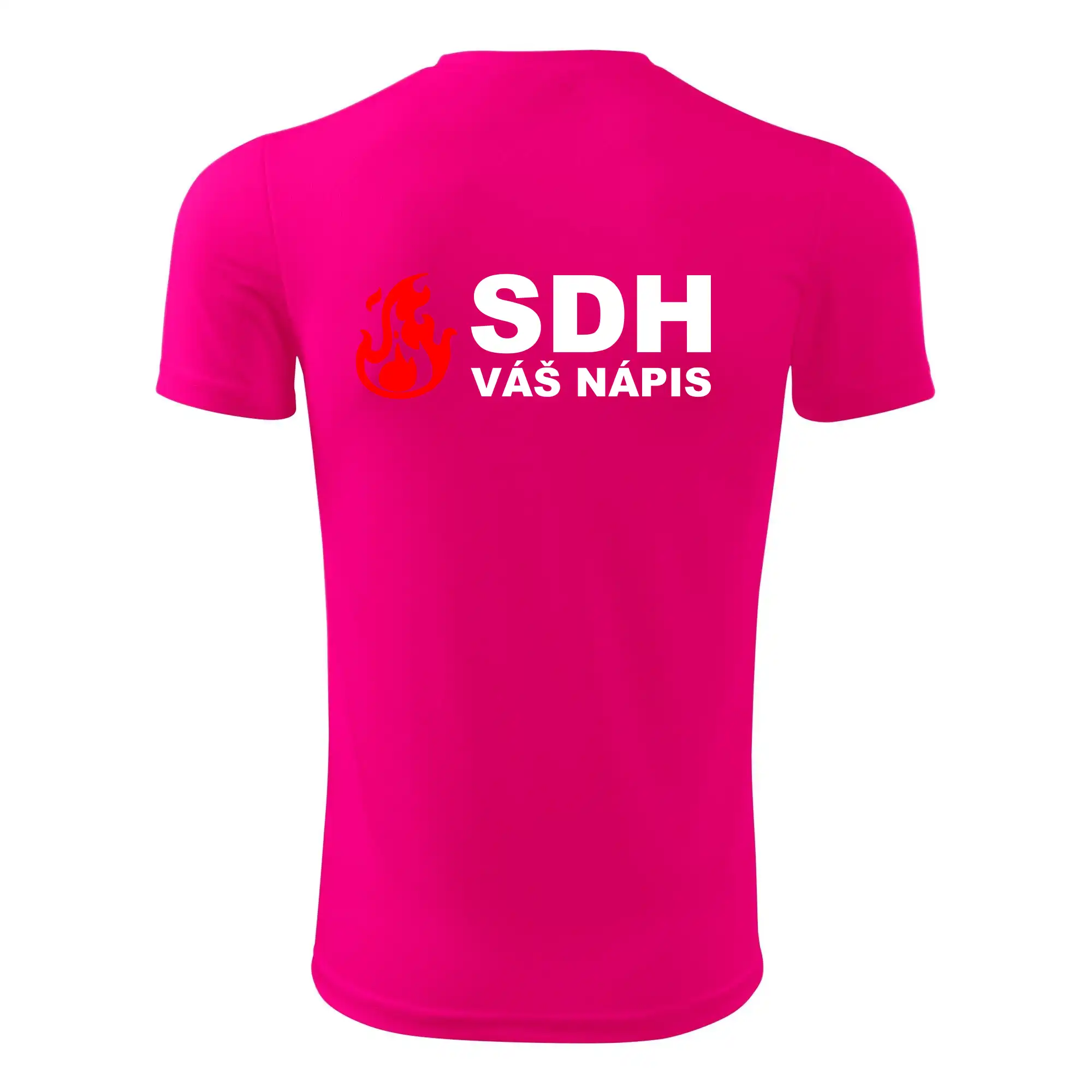 SDH nápis (oheň, firesport, název sboru - vlastní nápis)