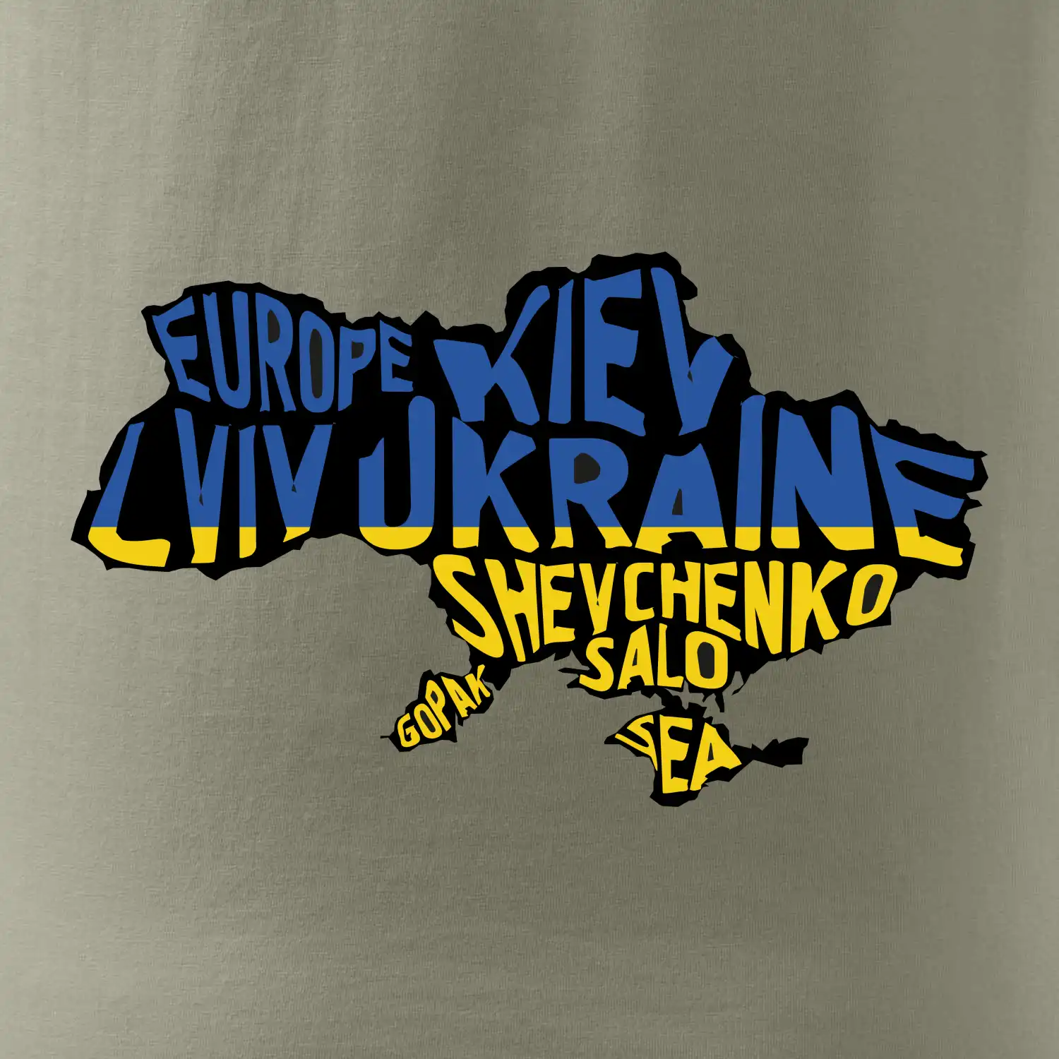 Ukrajina - jména měst - Evropa