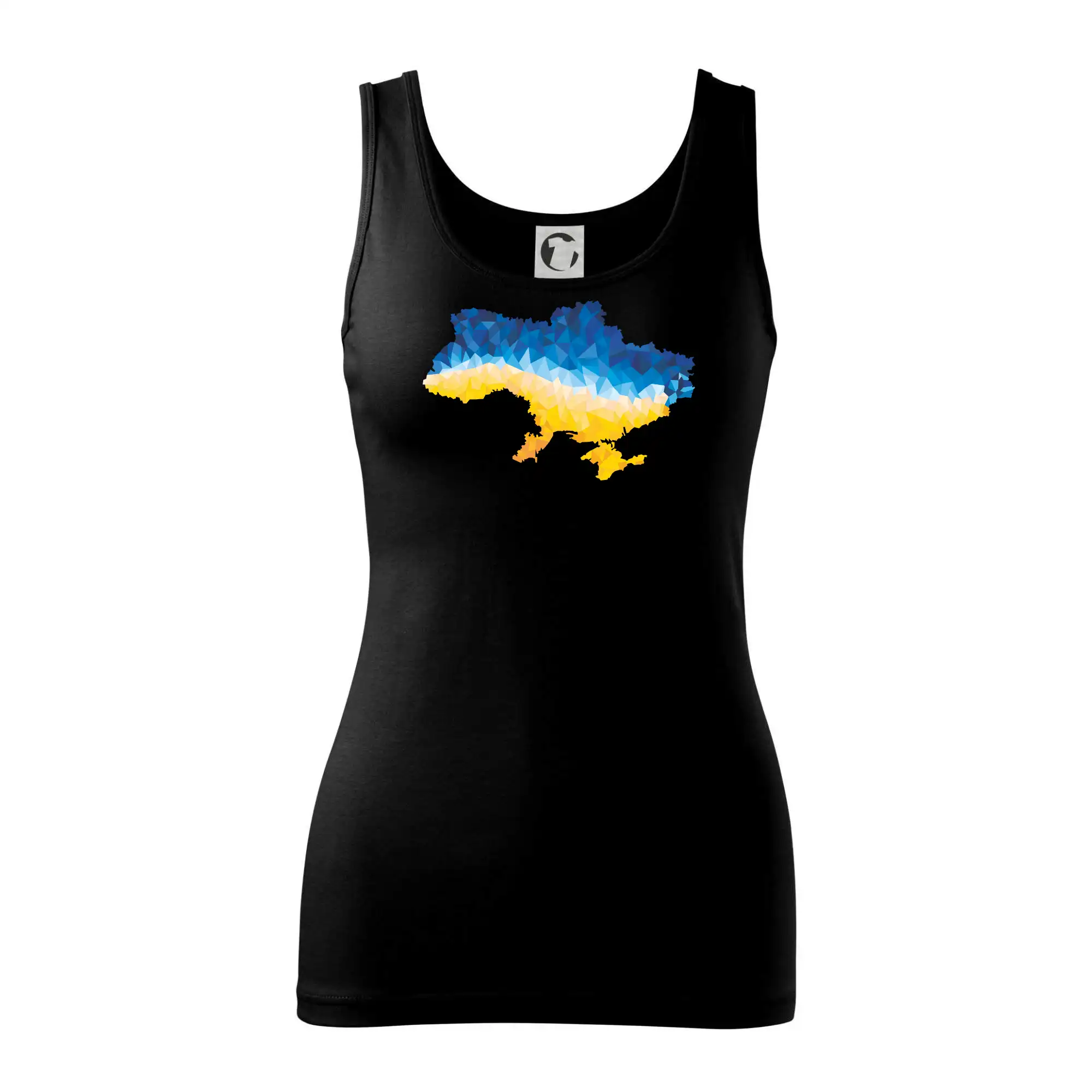 Mapa Ukrajiny polygony