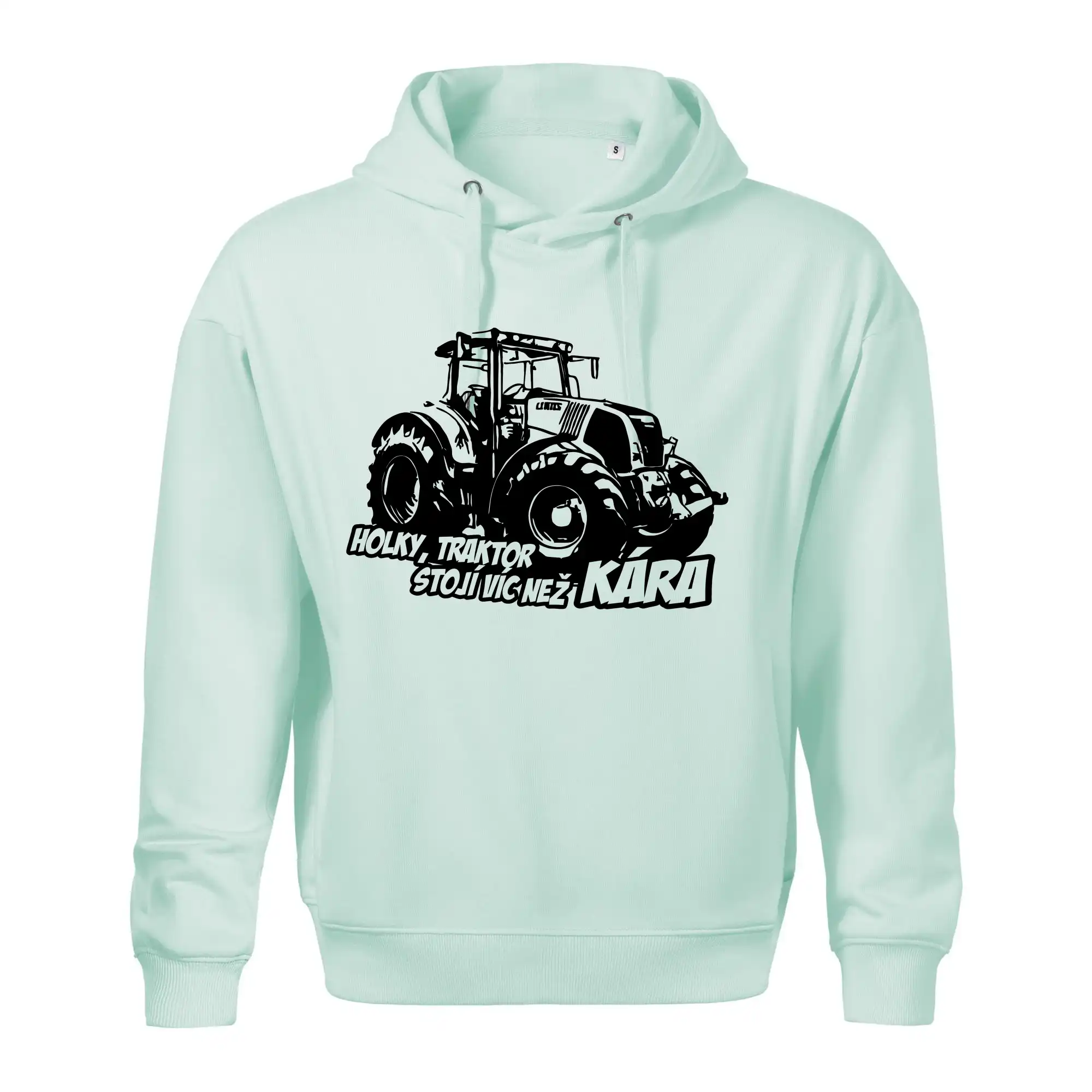 Holky, traktor stojí víc než kára