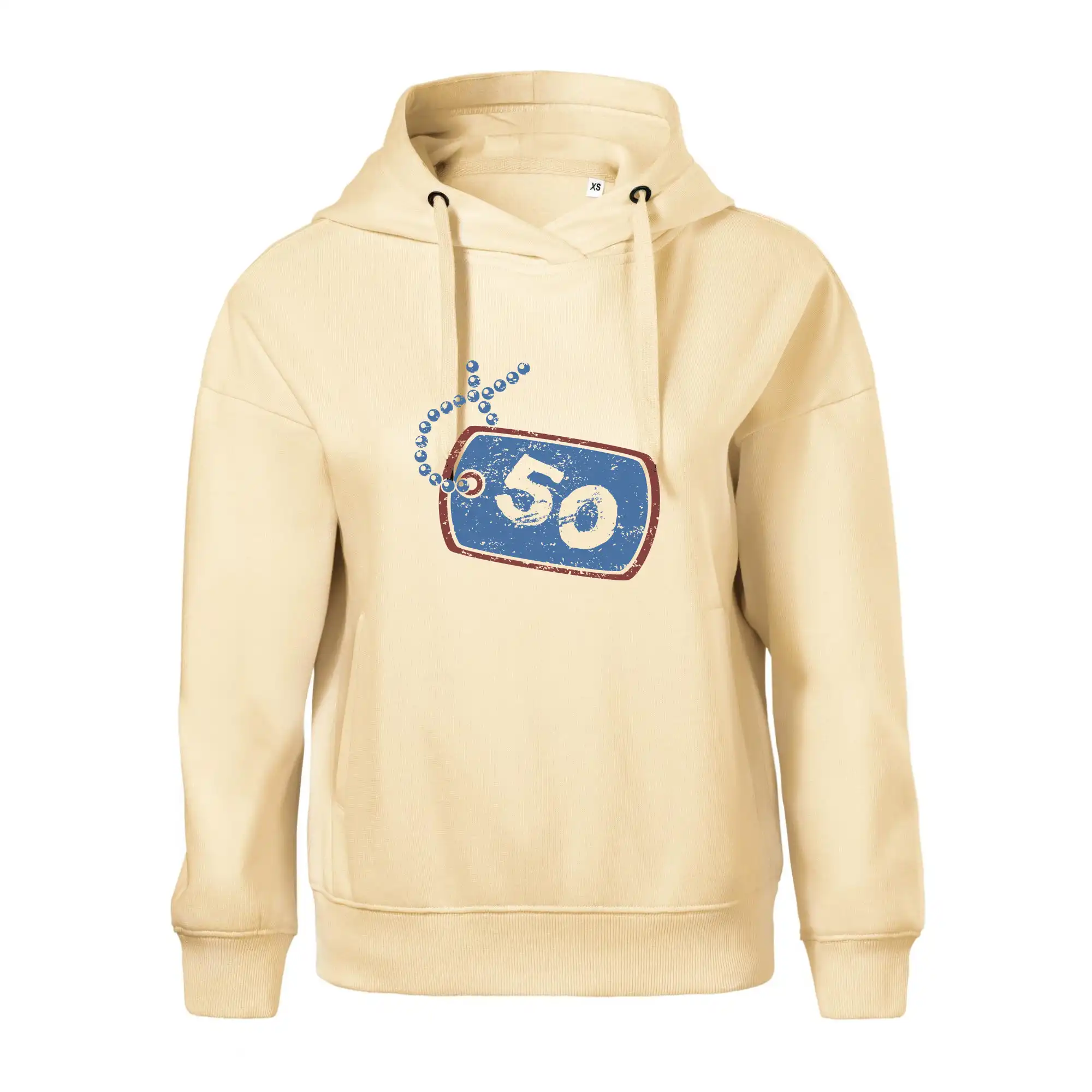 50 na krku štítek