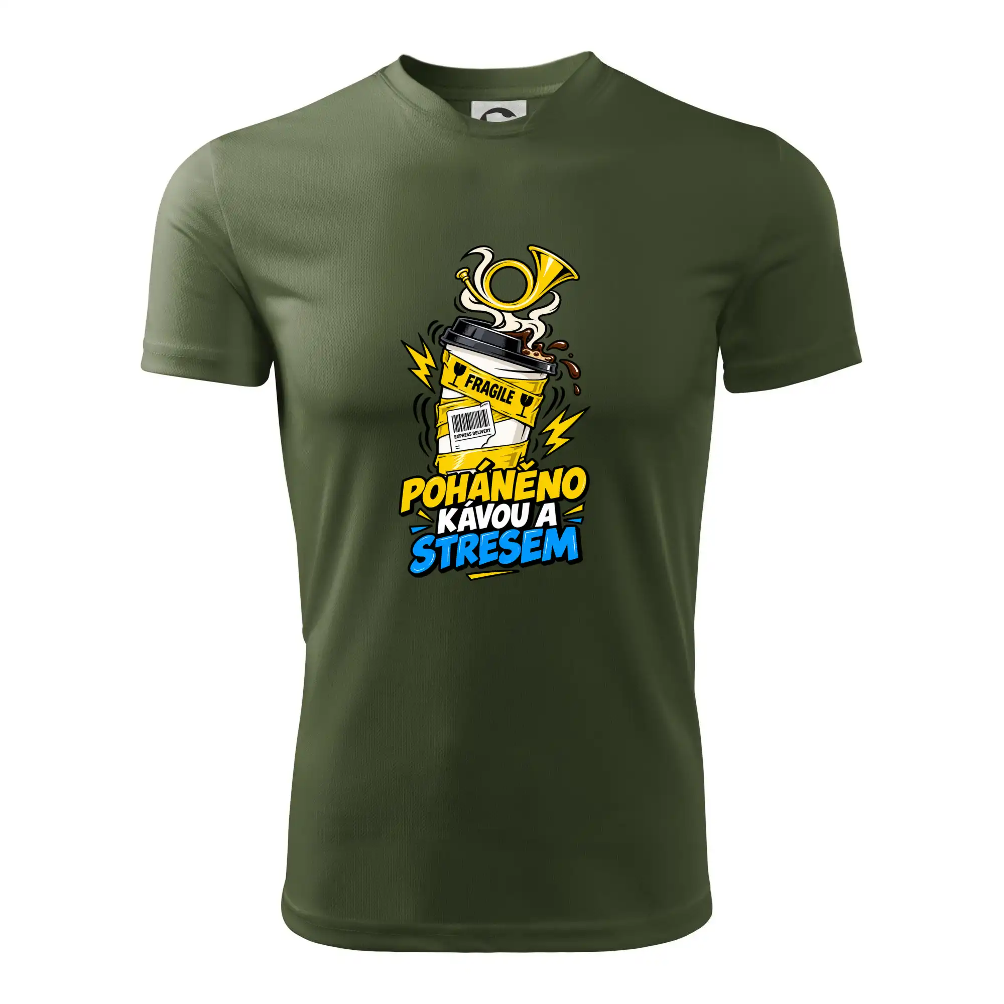 Poháněno kávou a stresem