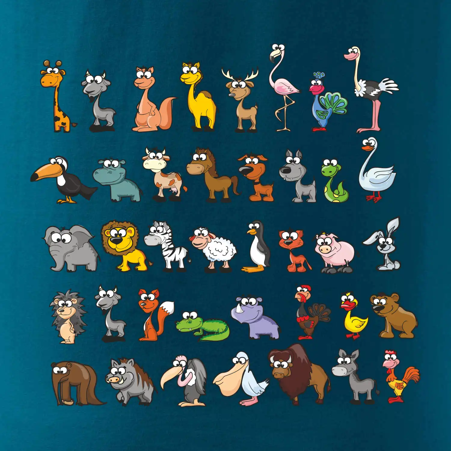 Triko plné zvířátek