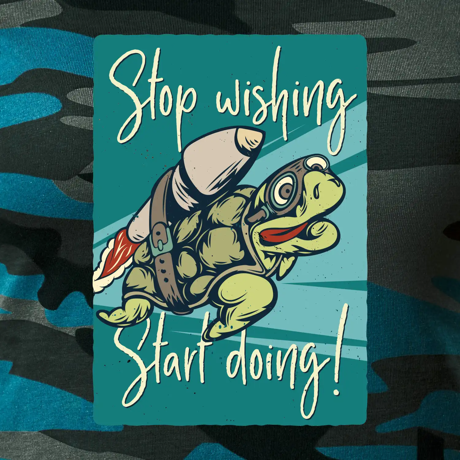 Stop wishing start doing želva