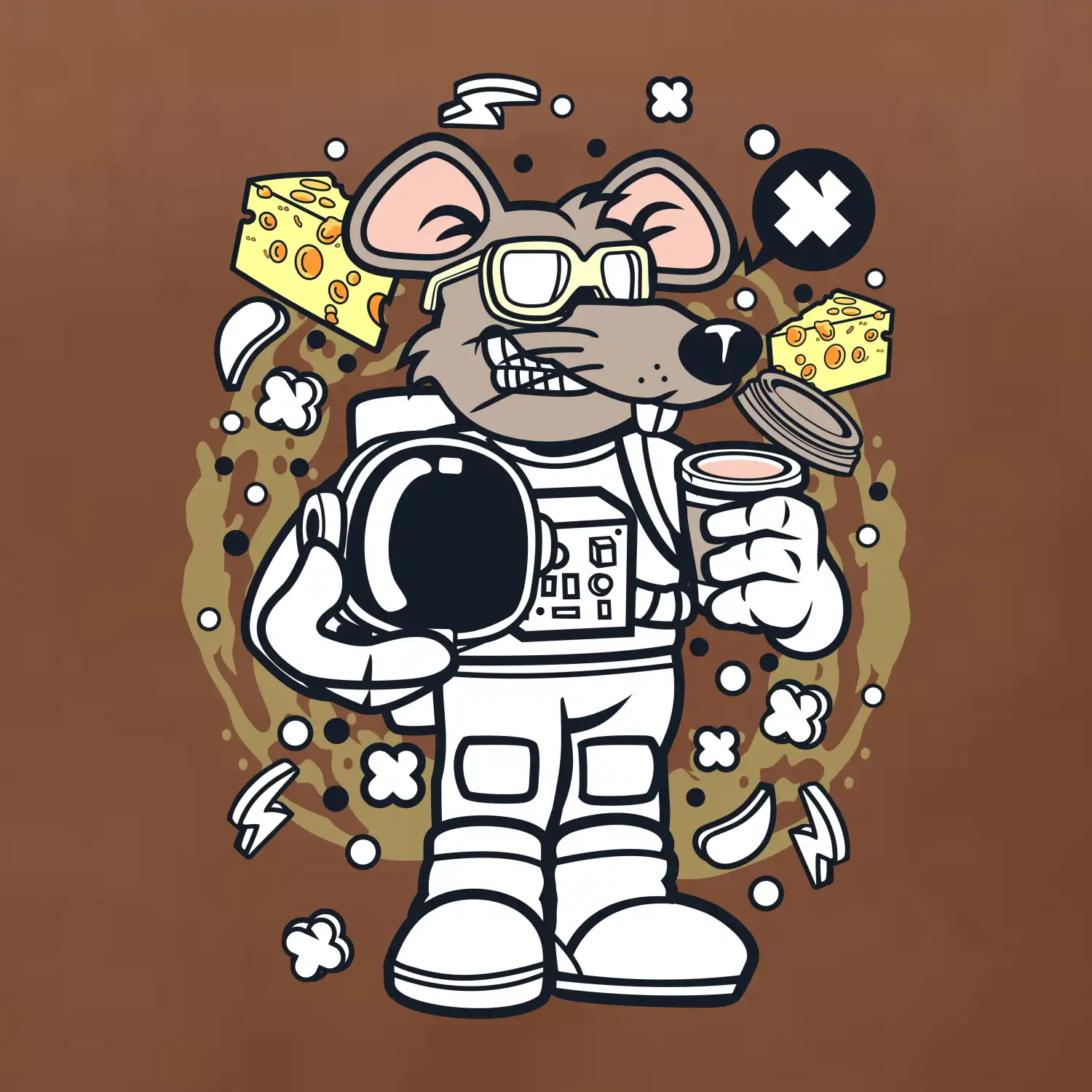 Myš kosmonaut komiks