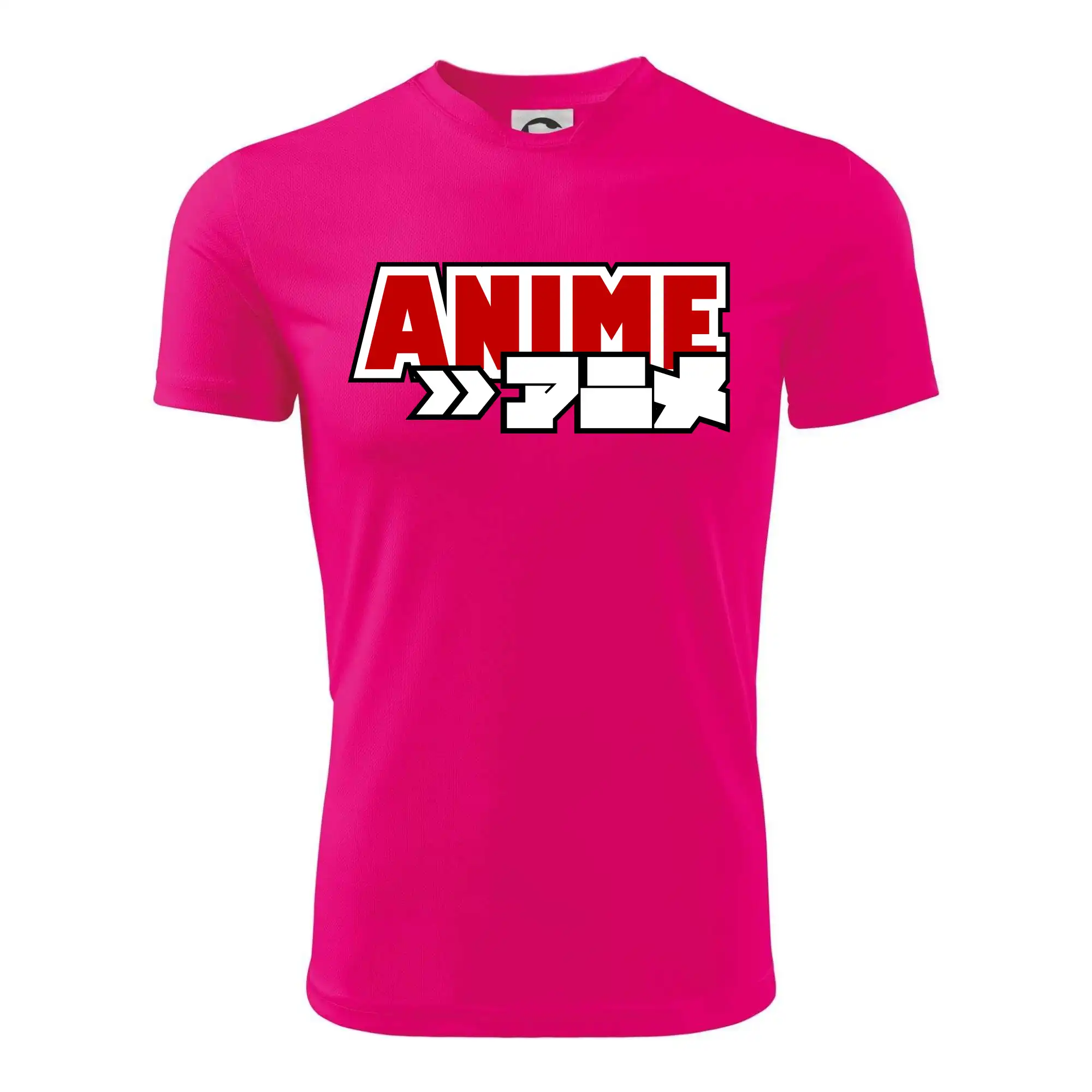 Anime nápis červený