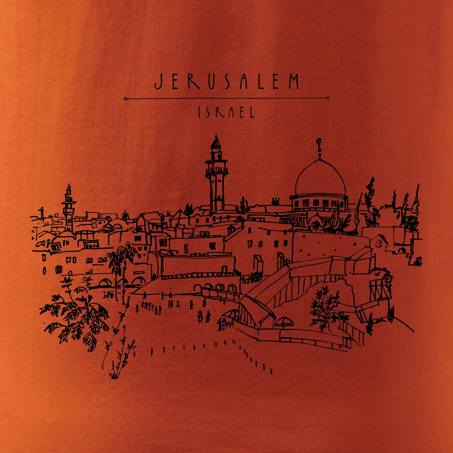 Kreslený Jeruzalém