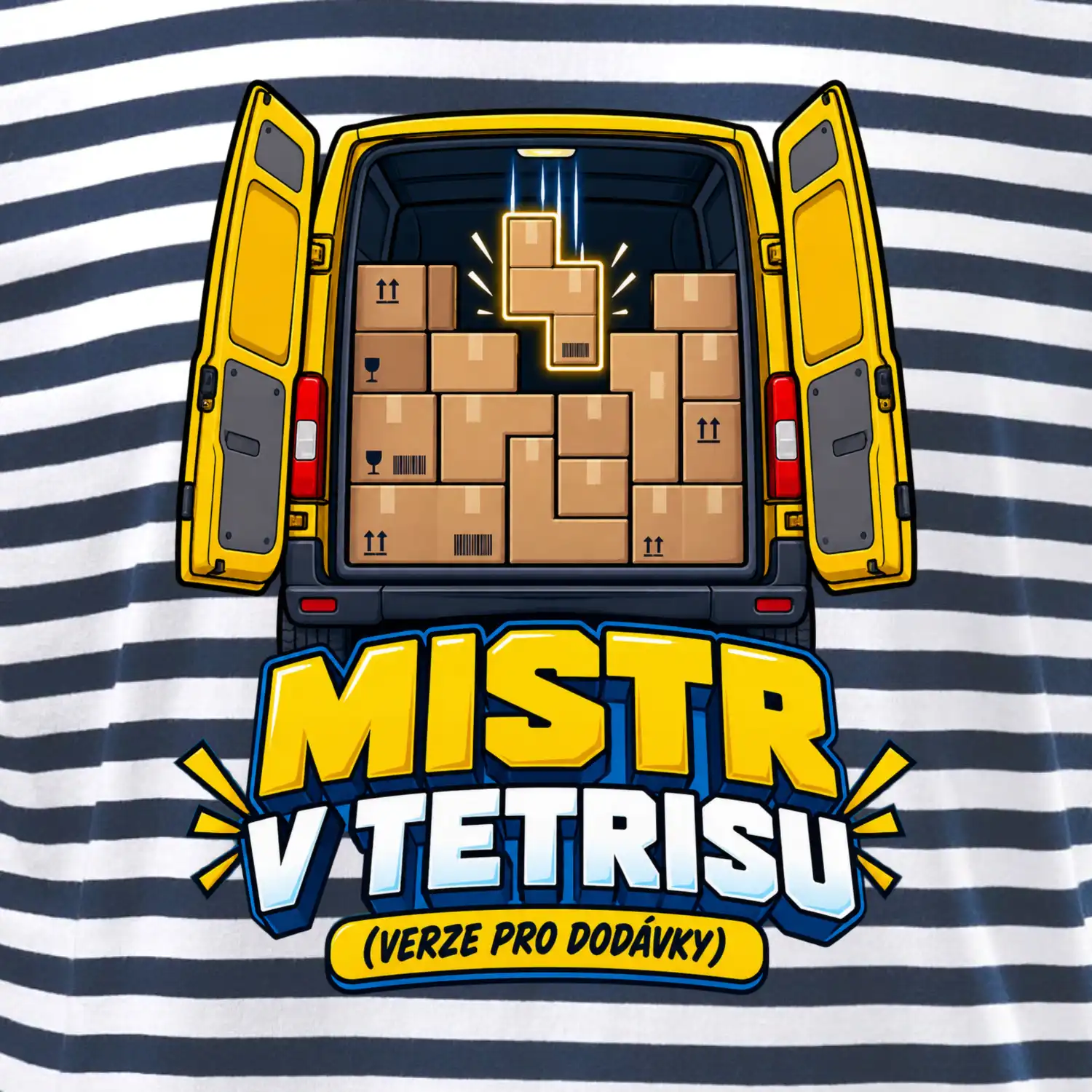 Mistr v tetrisu pro dodávky