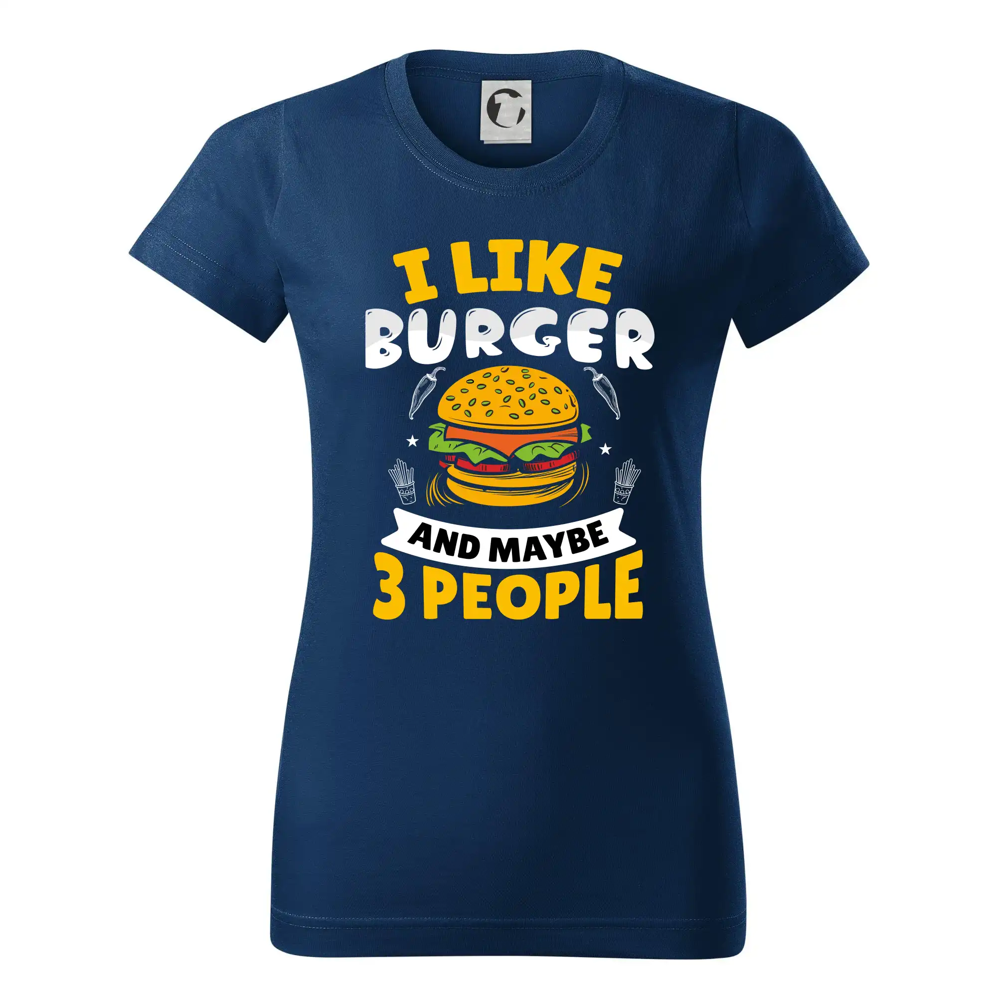 I like burger and maybe 3 people